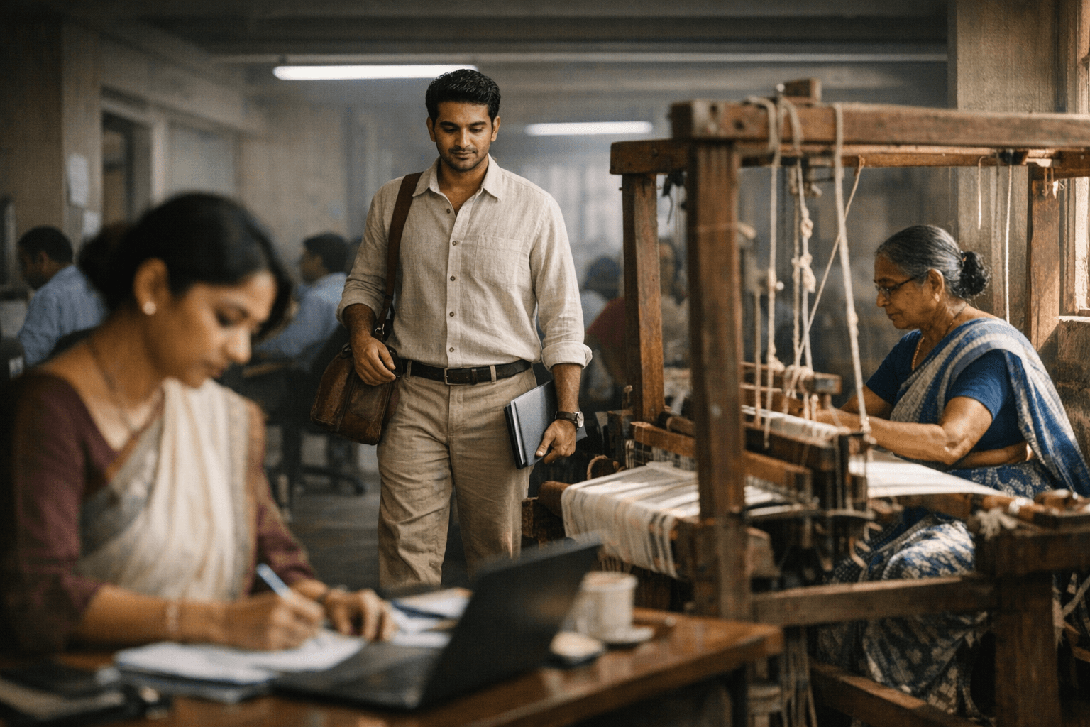 India's Workwear Shift: Cotton, Linen, and Handlooms Replace Synthetic Fabrics