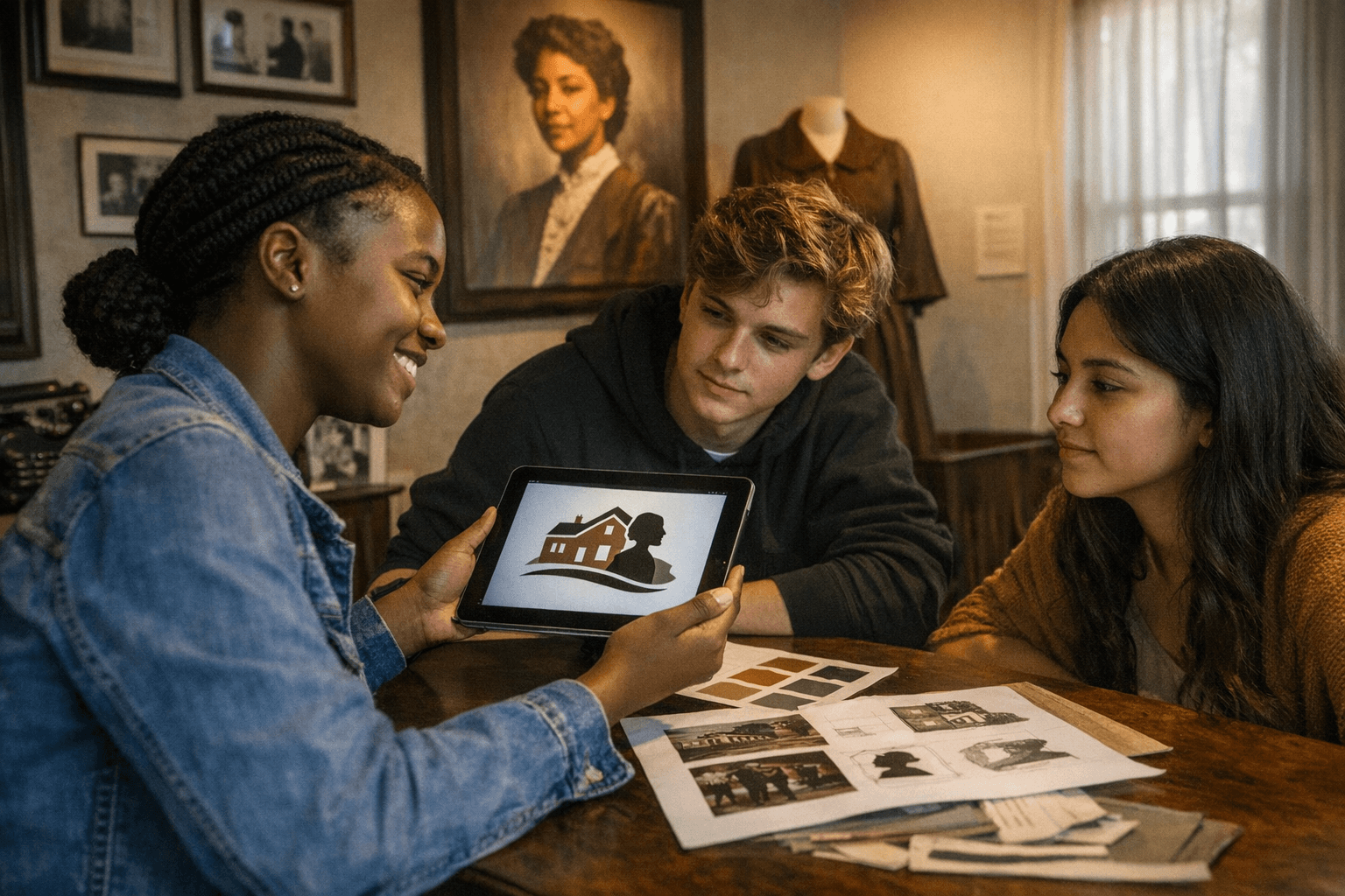 Western Guilford Students Create Branding Campaign for Historic Gibsonville Museum