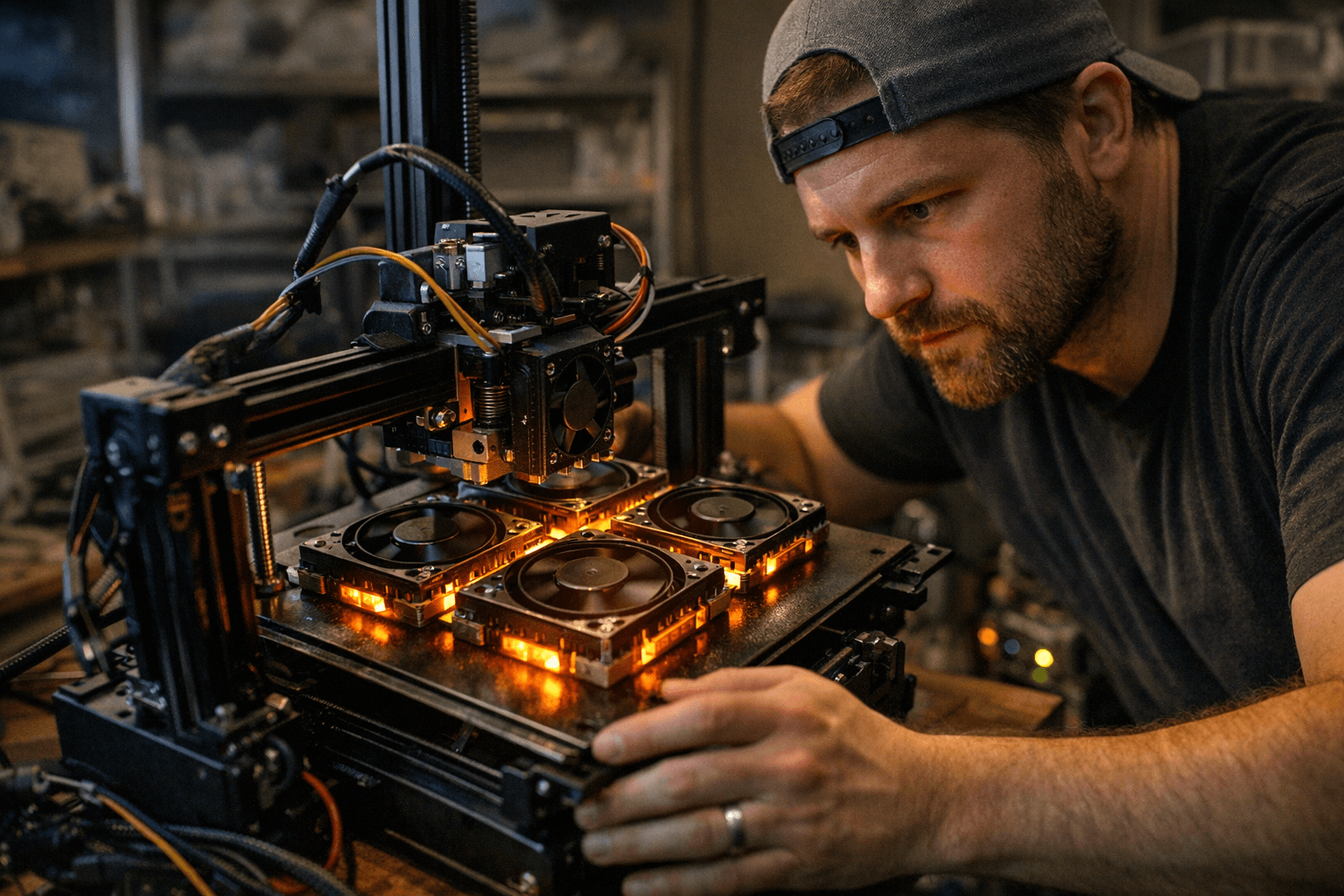 North Dakota Engineer Replaces Printer Heated Bed With Bitcoin-Mining ASICs