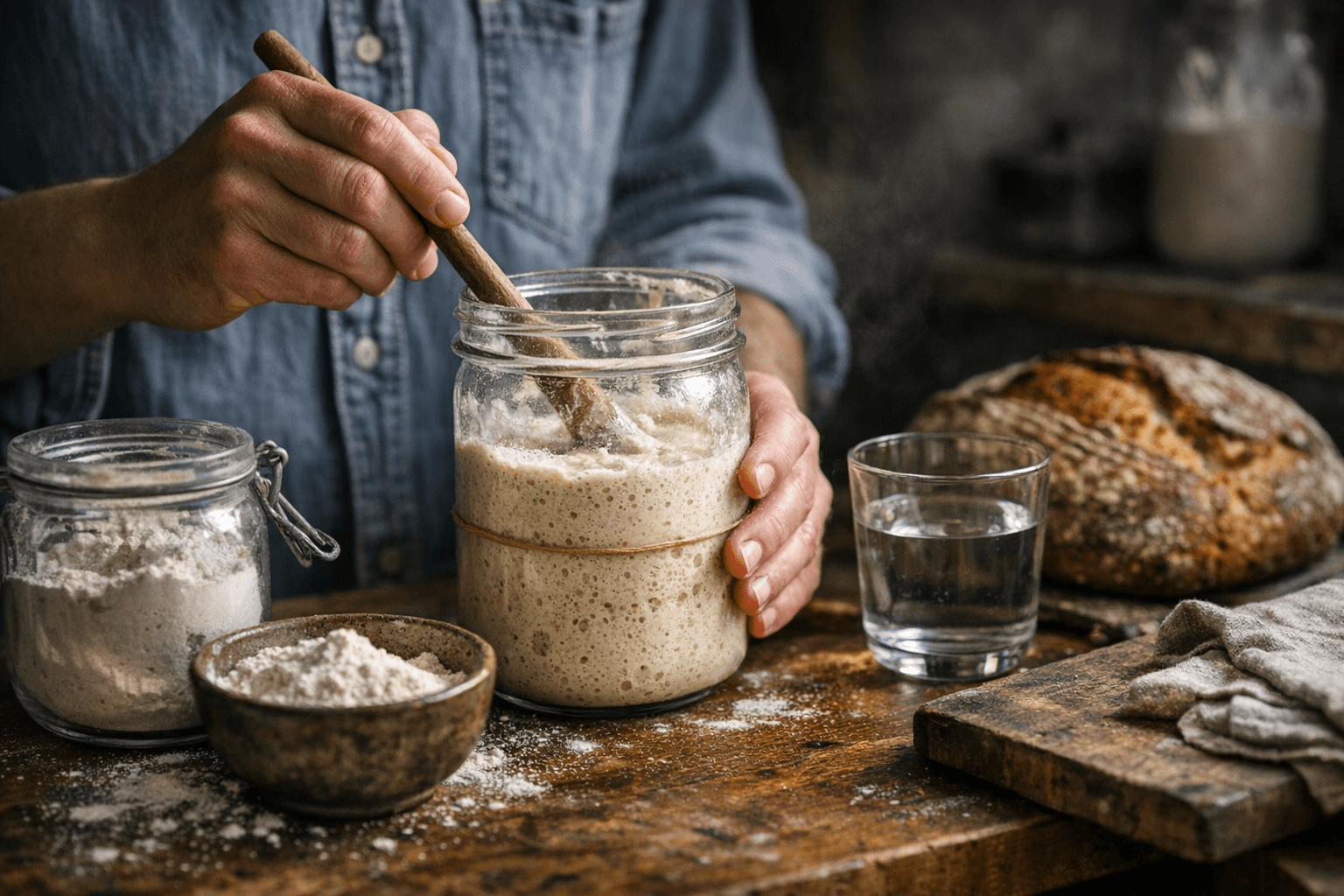 How to Make and Feed a Sourdough Starter From Scratch