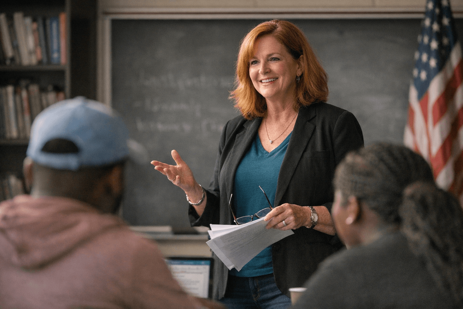 Denmark Tech Welcomes Back English Instructor With Two Decades of Experience