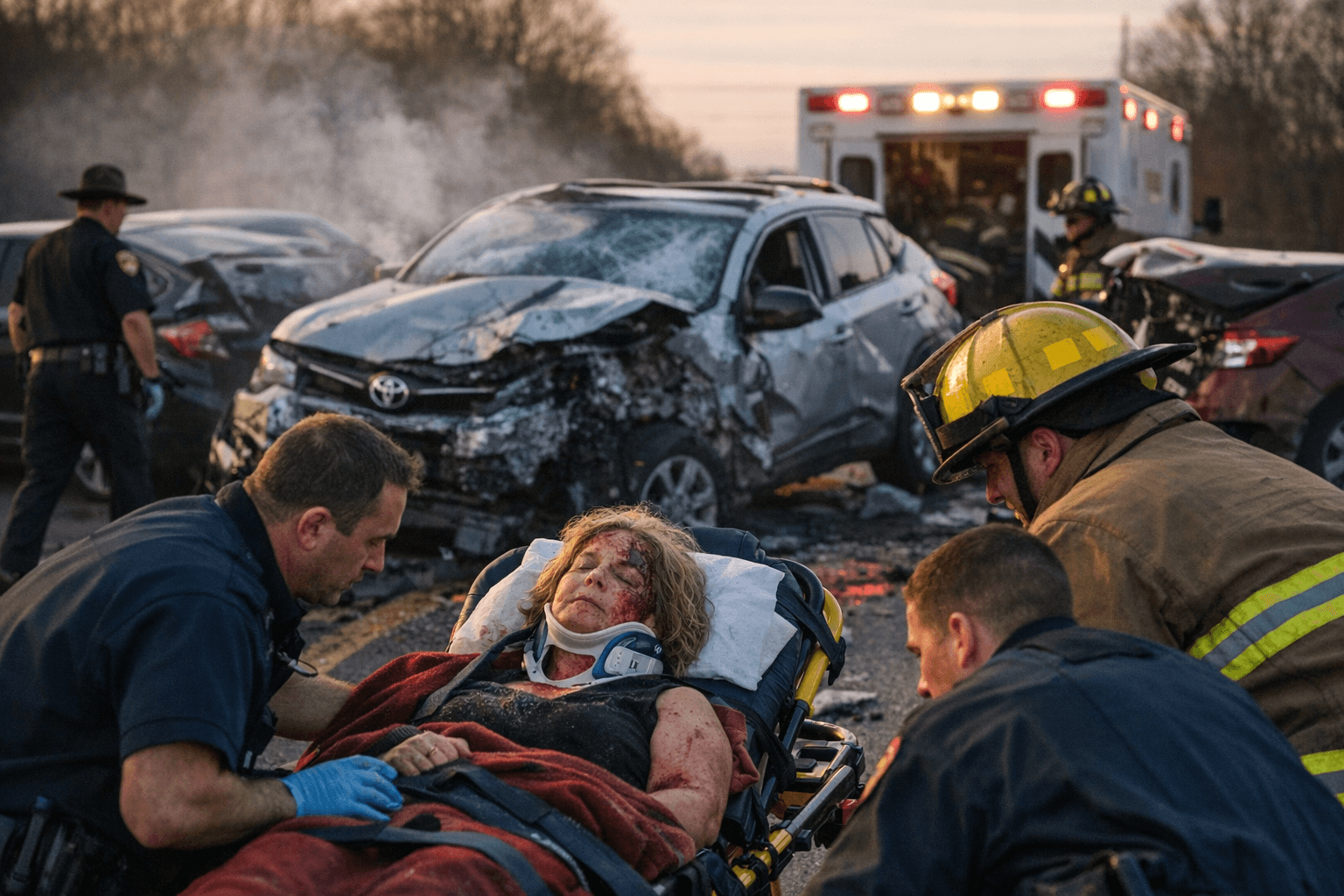 Sunbury Woman Suffers Serious Injuries in Monroe Township Multi-Vehicle Crash