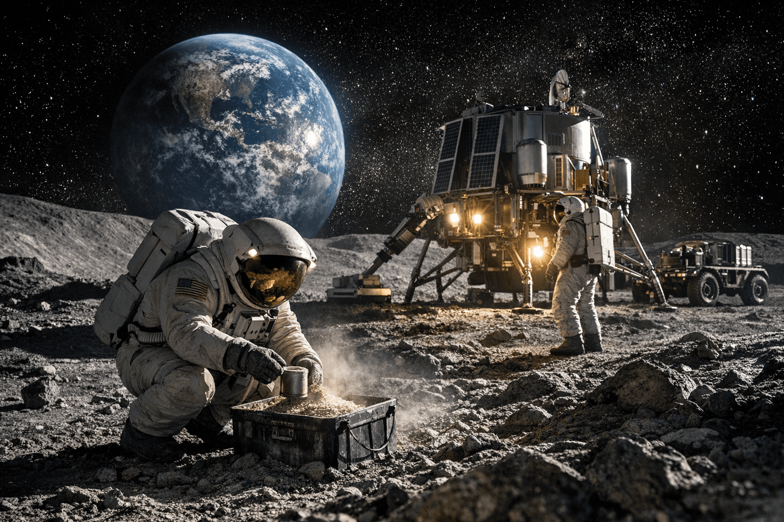 Black Moon Energy Wins DOE Contract to Supply Helium-3 from the Moon