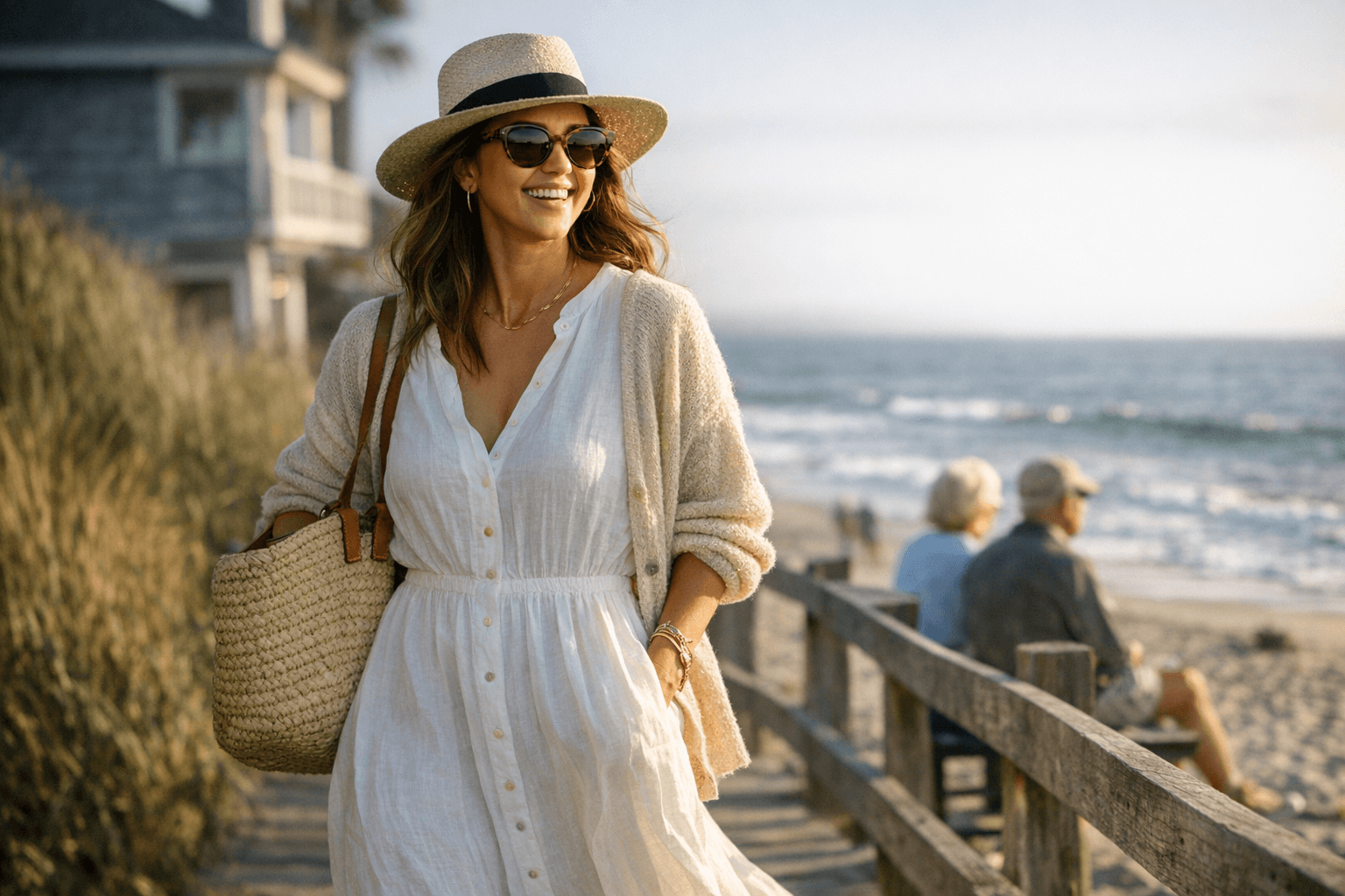 Jessica Alba's Breezy Spring Look Proves Coastal Grandmother Style Is for Everyone