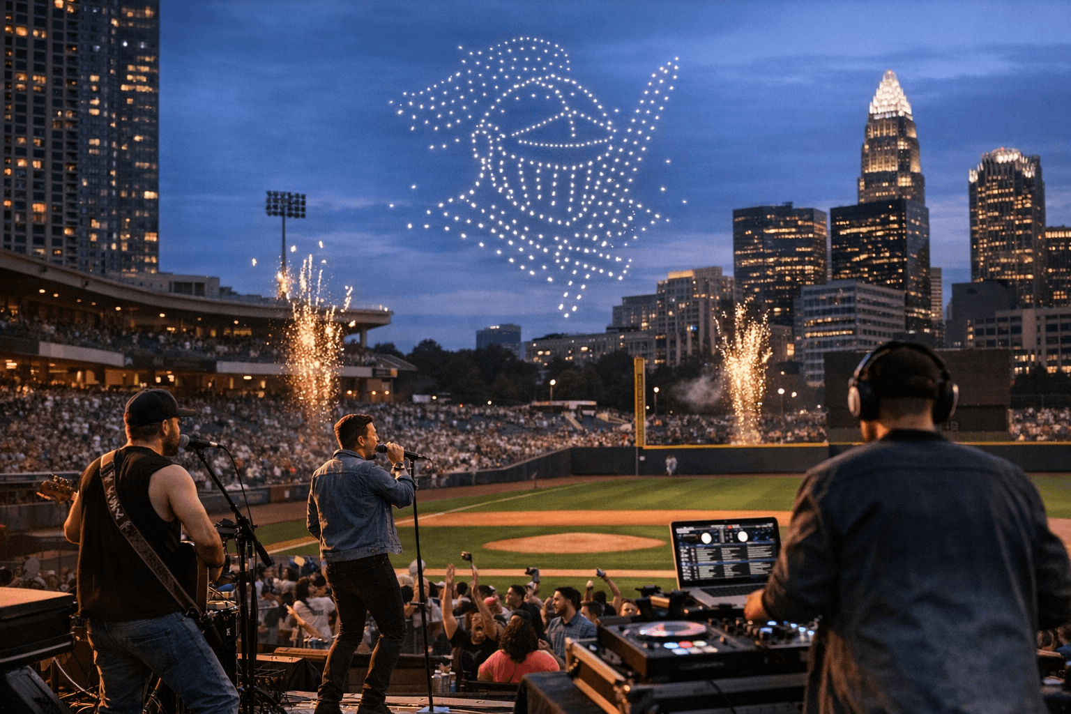 Charlotte Knights Add Bands, DJs, Drone Shows to Combat Attendance Dip