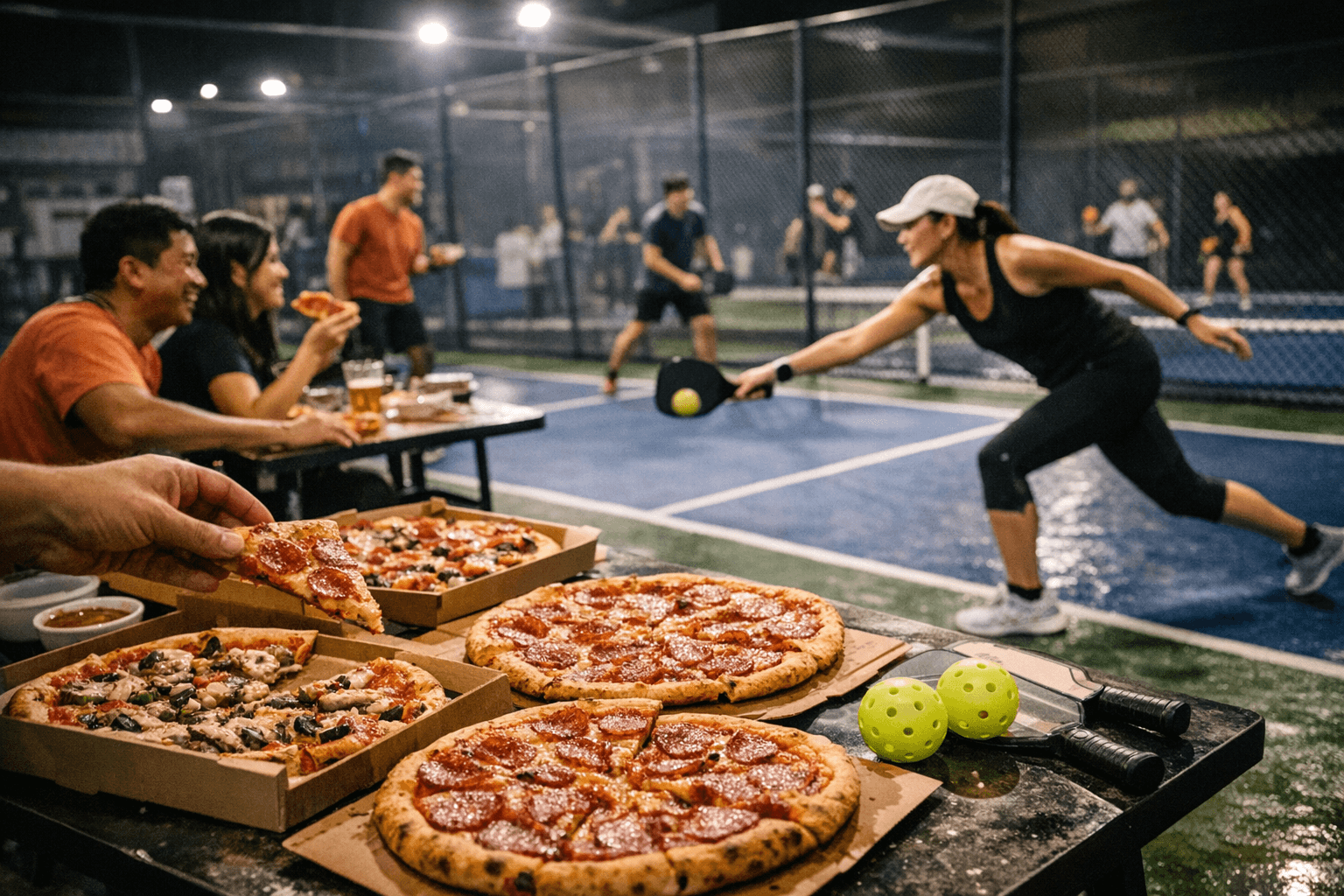 Play! Pickle Blends Pizza and Pickleball for Singapore Social Event