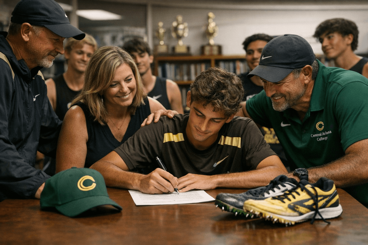 Cibola Senior Caius Lastra Signs to Run at Central Arizona College