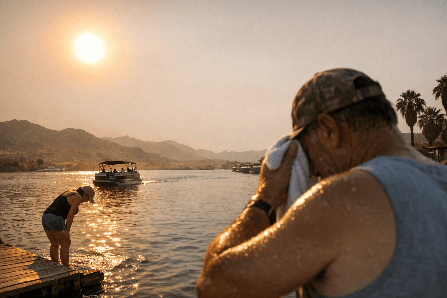 Martinez Lake Hits 110 Degrees, Setting All-Time U.S. March Heat Record