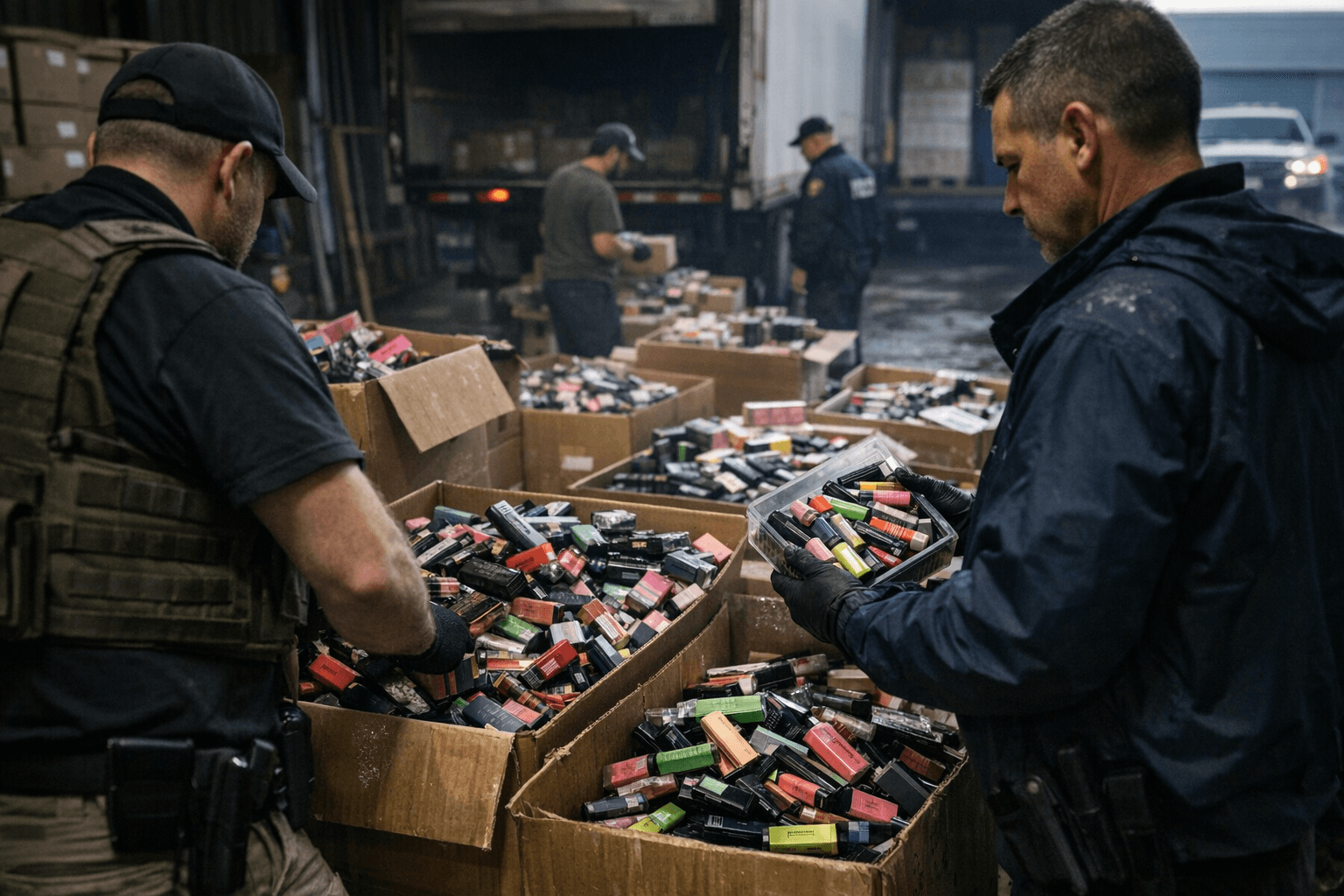 New York Seizes 28,000 Pounds of Illegal Vapes Tied to Orange County