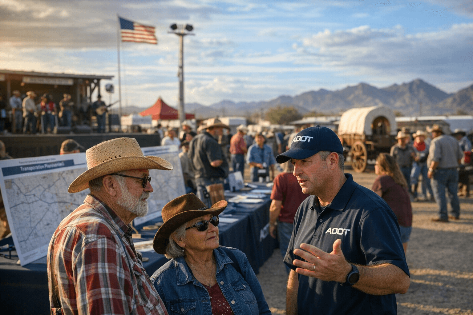 ADOT Kicks Off Statewide Listening Tour at Quartzsite's Western Days Event