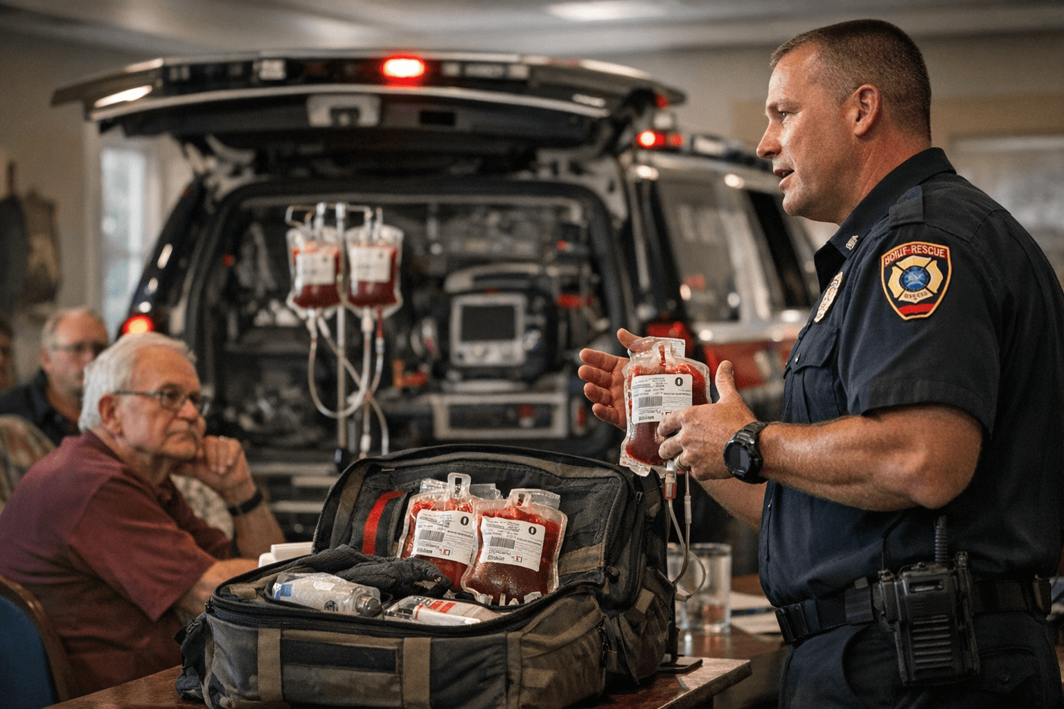 Goochland Fire-Rescue Presents New Whole Blood Program to Rotary Club