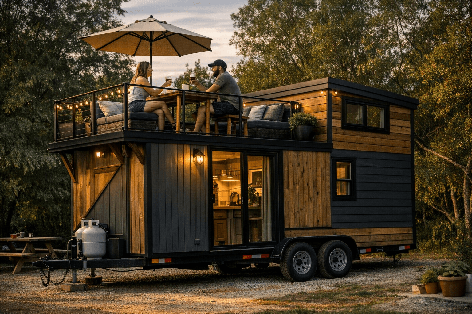 Craft House's 24-Foot Erica Tiny House Features a Rooftop Terrace for Extra Living Space