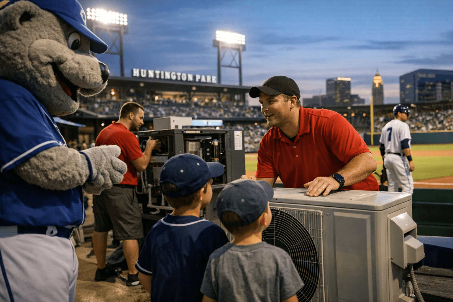 Buckeye Heating Partners With Columbus Clippers, Bringing Fan Activations to Huntington Park