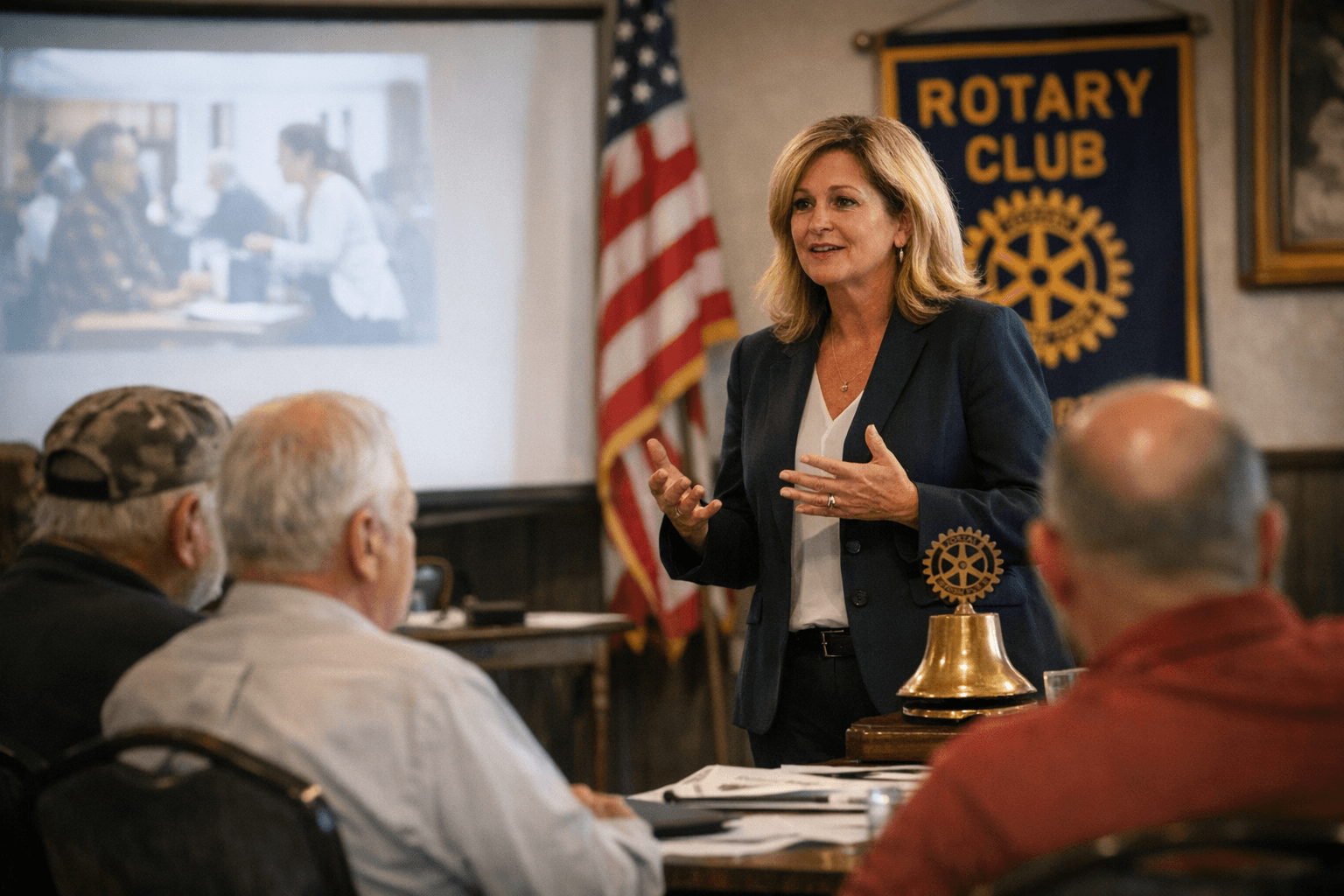 OceanFirst Bank Foundation Rep Discusses Community Giving With Tri-County Rotary