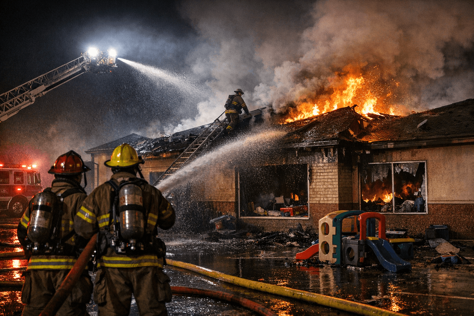 North Harris County Daycare Damaged by Early Morning Fire, No Injuries Reported