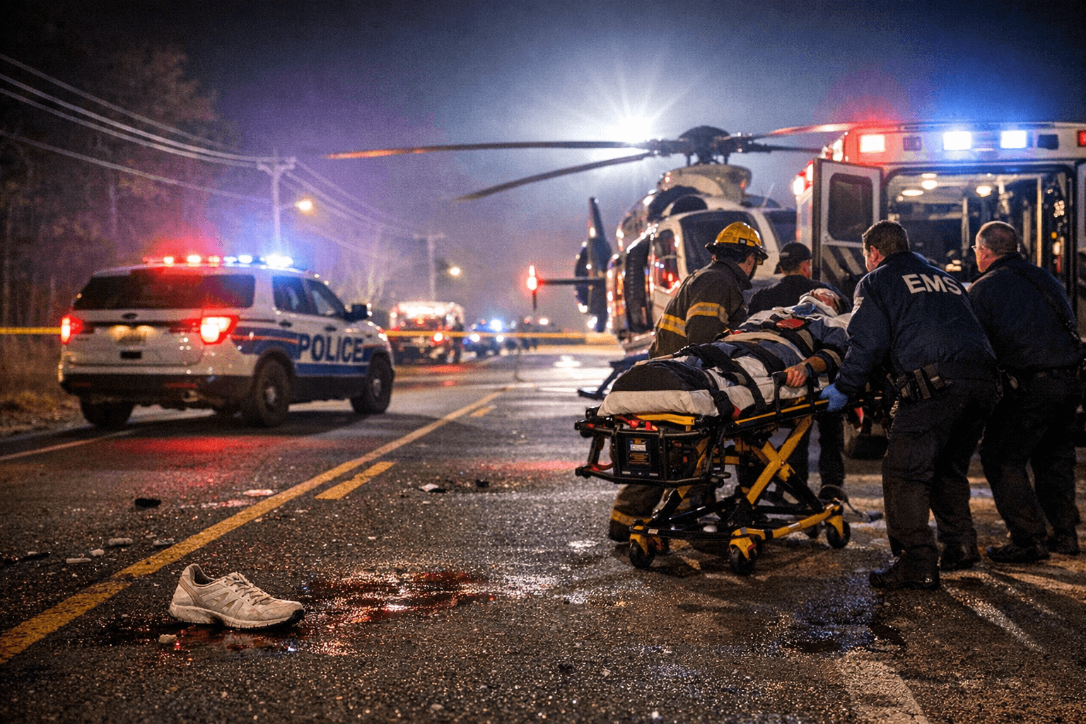 Westhampton Man Arrested in East Quogue Hit-and-Run, Pedestrian Airlifted