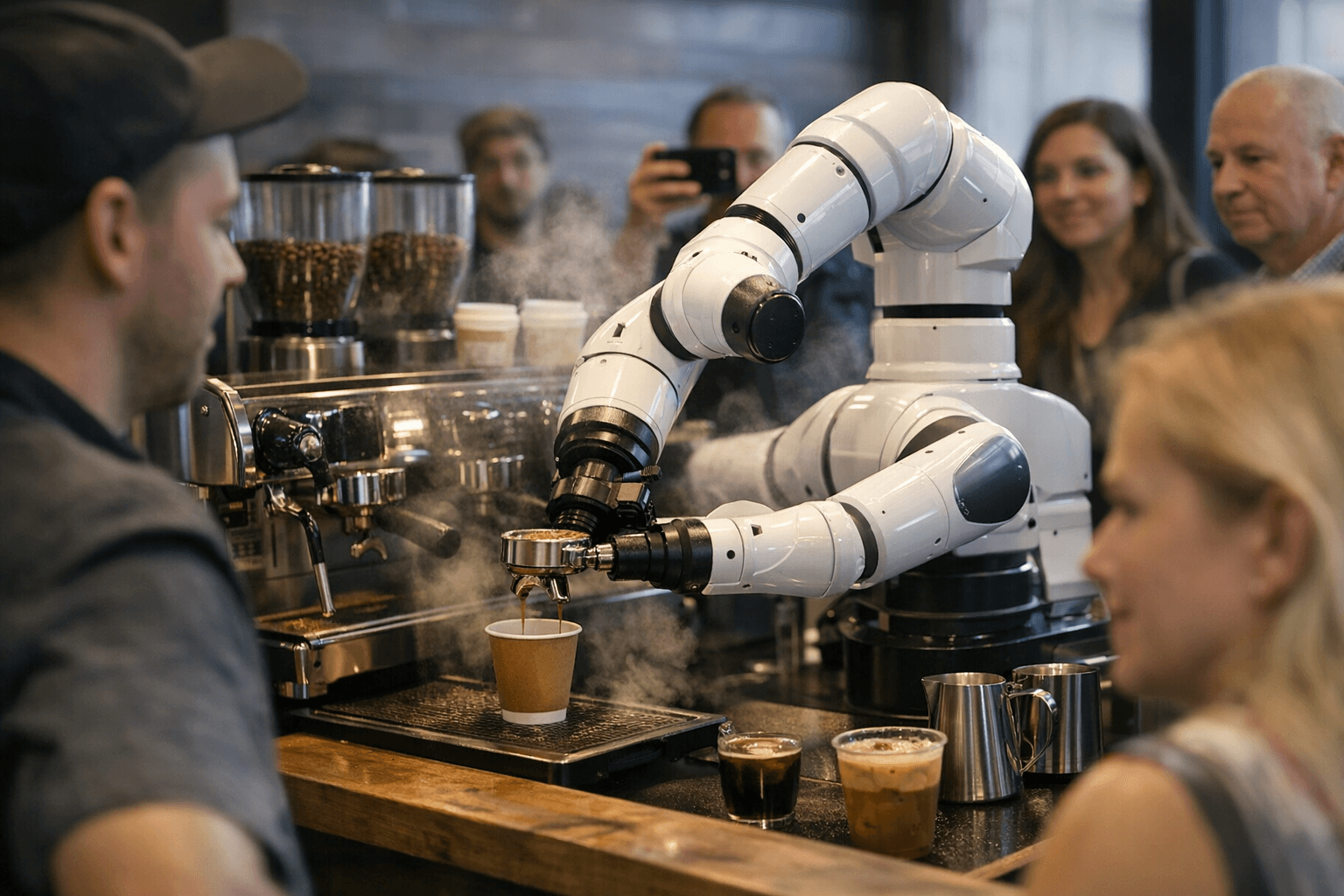 XBOT Robot Barista Debuts on U.S. East Coast, Opens Hicksville Flagship Store
