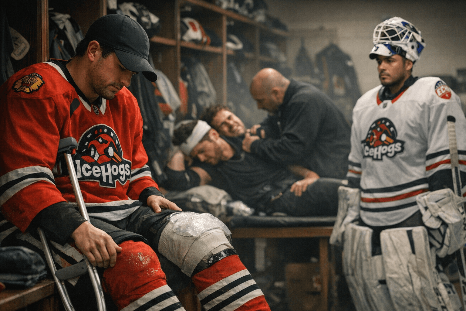 IceHogs Suffer Multiple Injuries, Recall Goalie Flores From ECHL