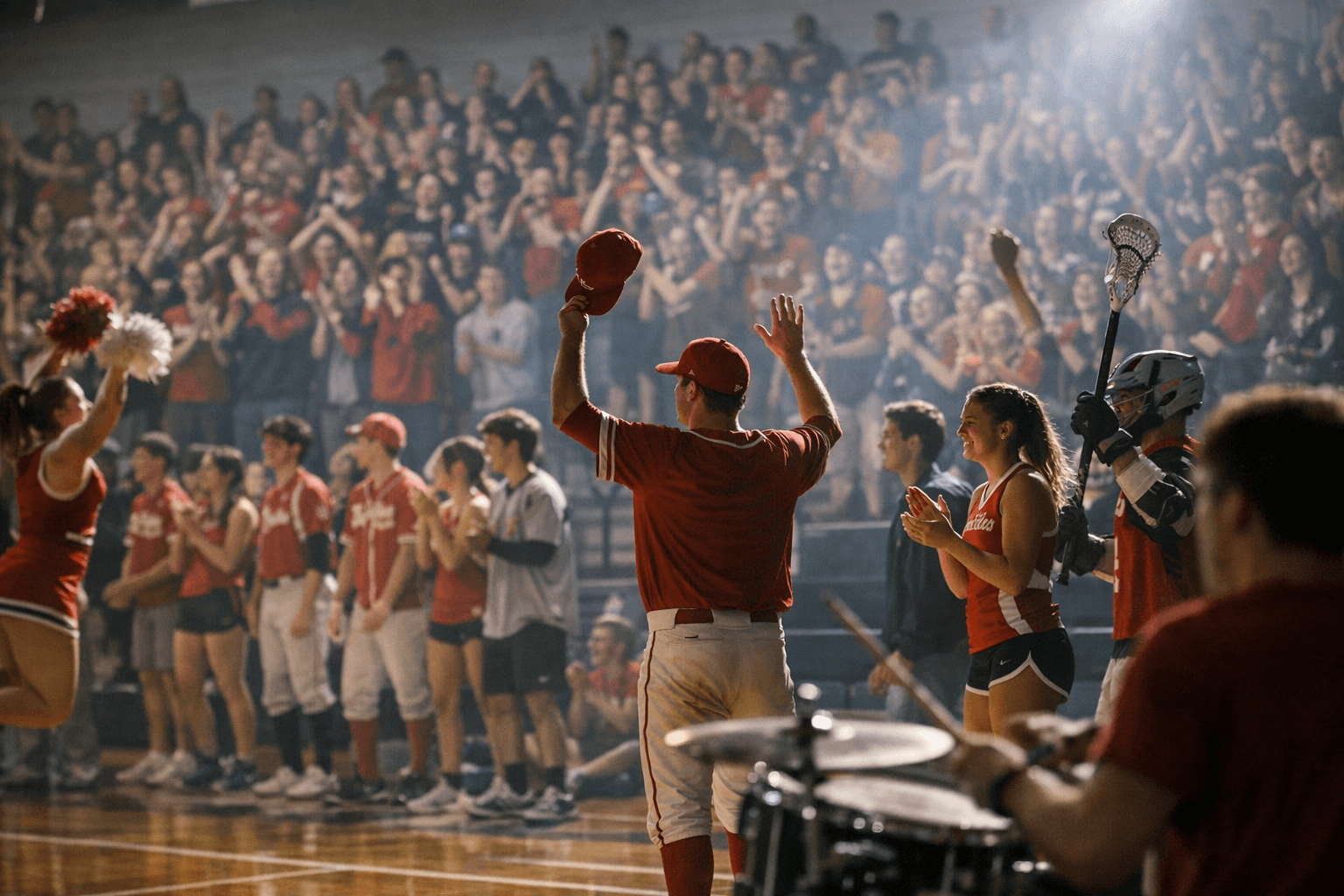 St. Johns High School Kicks Off Spirit Week With Spring Sports Assembly