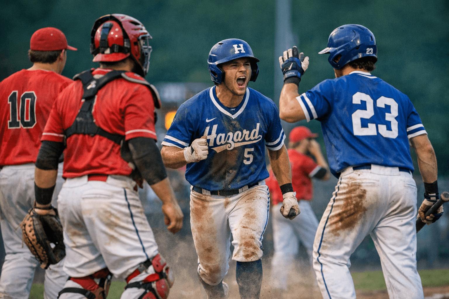 Hazard Bulldogs Baseball Rolls Past Martin County 13-4 on Road