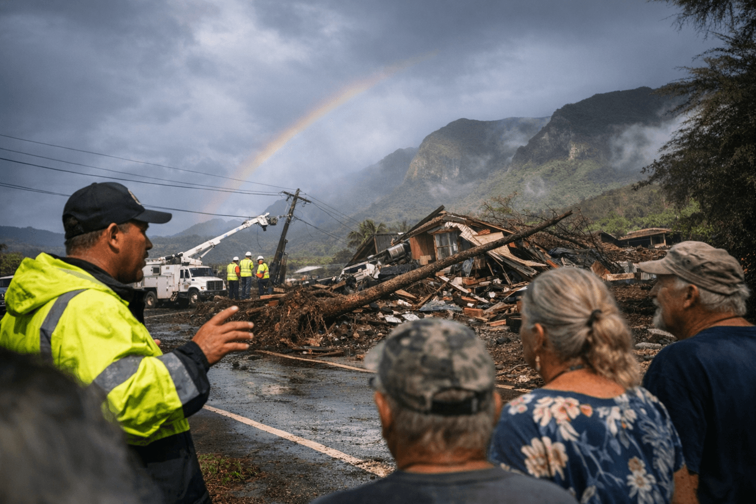 Kauai County Briefs Residents on Storm Recovery Efforts After March Kona Low