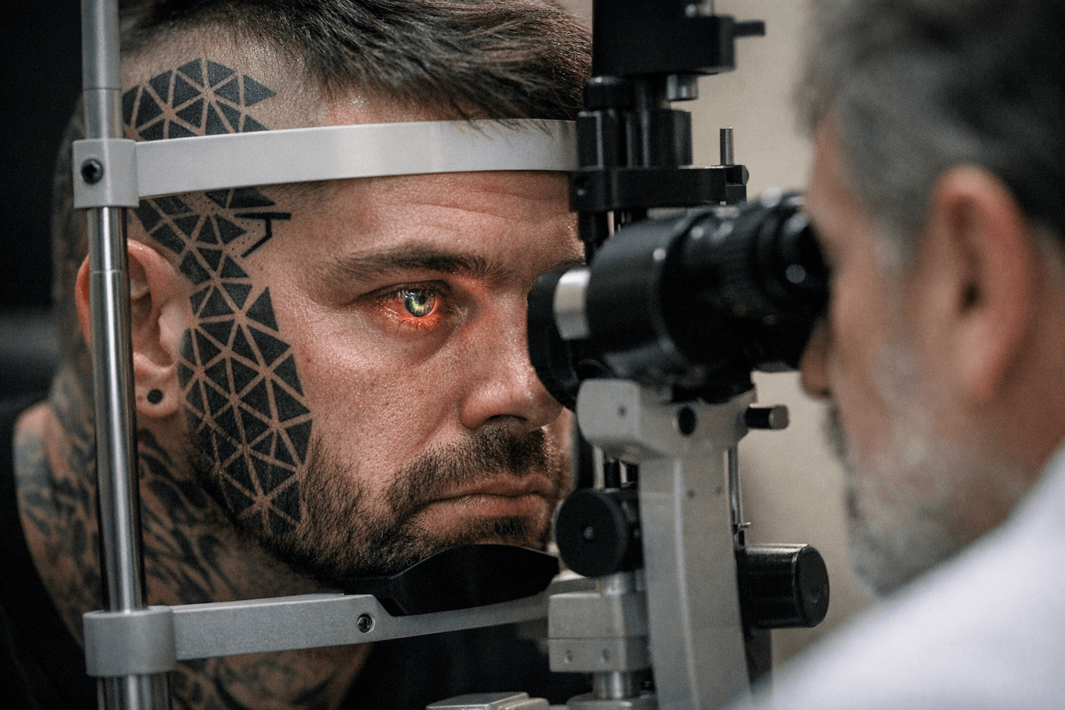 Geometric Tattoos Linked to Rare Eye Condition, New Registry Study Finds