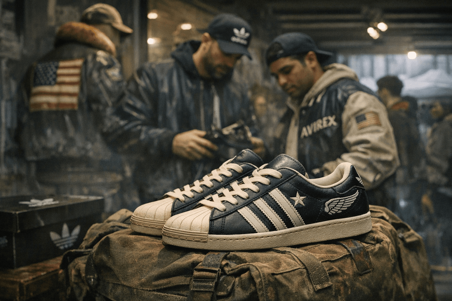 Avirex and adidas Team Up on Superstar 82, Dropping March 2026