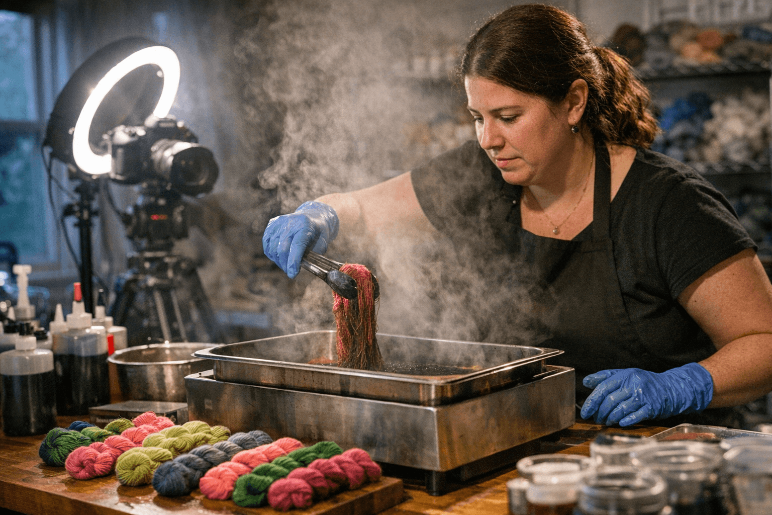 ChemKnits Opens 2026 Spring Mini Skein Preorders, Announces Live Dyeing Event