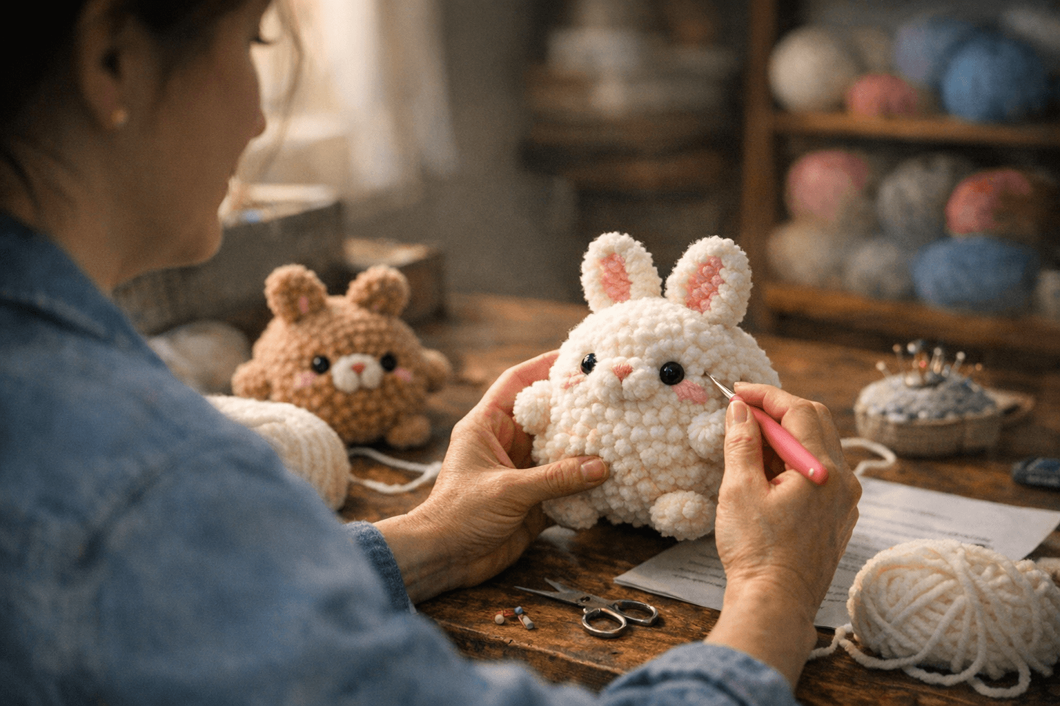 Free Chubby Amigurumi Rabbit Pattern Teaches Core Toy Shaping Techniques