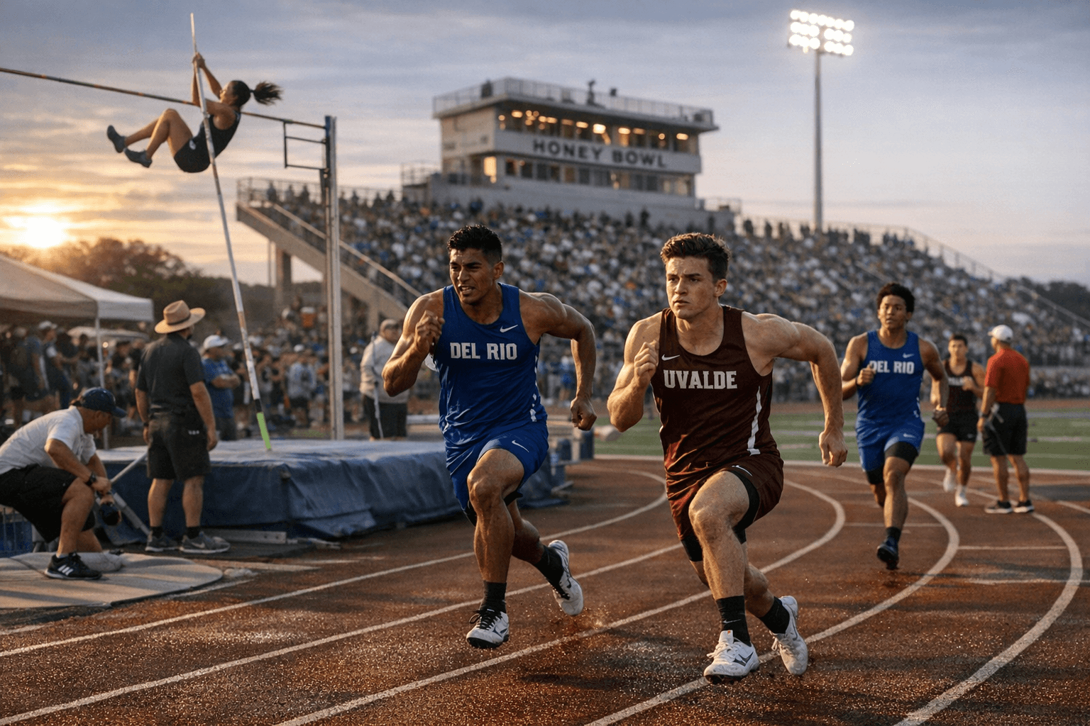 Del Rio, Uvalde Track Teams Meet at the Honey Bowl March 26