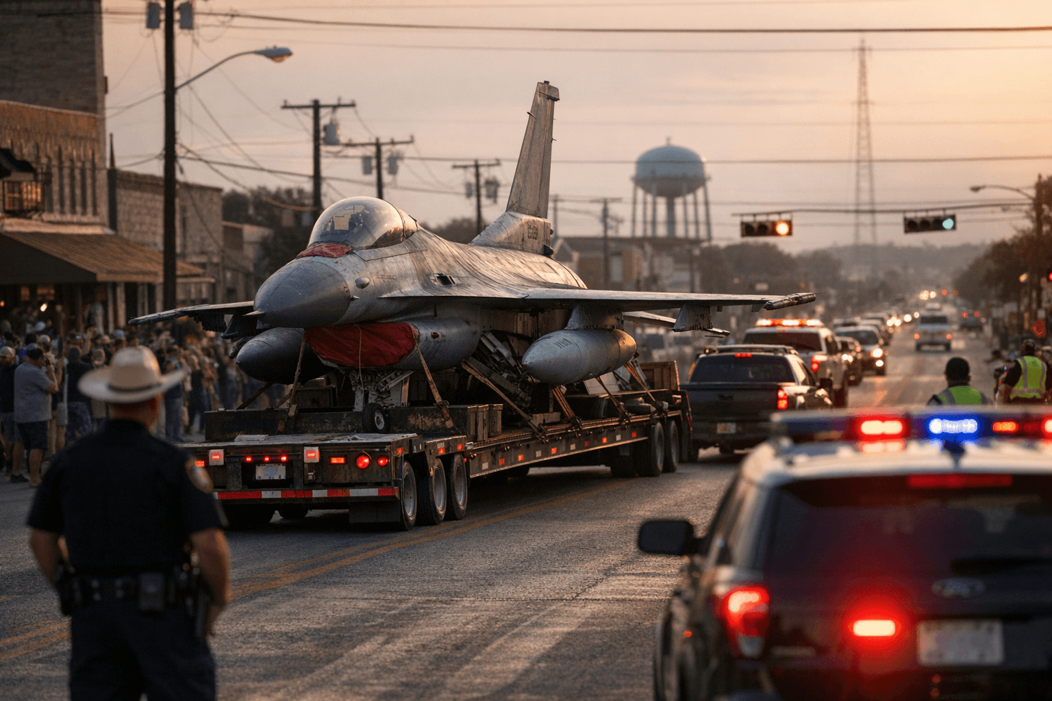 It looks like the "What happened" section of your notes is empty. Could you provide details about what actually occurred during the transport? For example:
- Did the aircraft arrive safely?
- Was there an accident or incident?
- Did it cause traffic delays?
- Was there a ceremonial reception?
Once you share what happened, I can write an accurate headline for you.