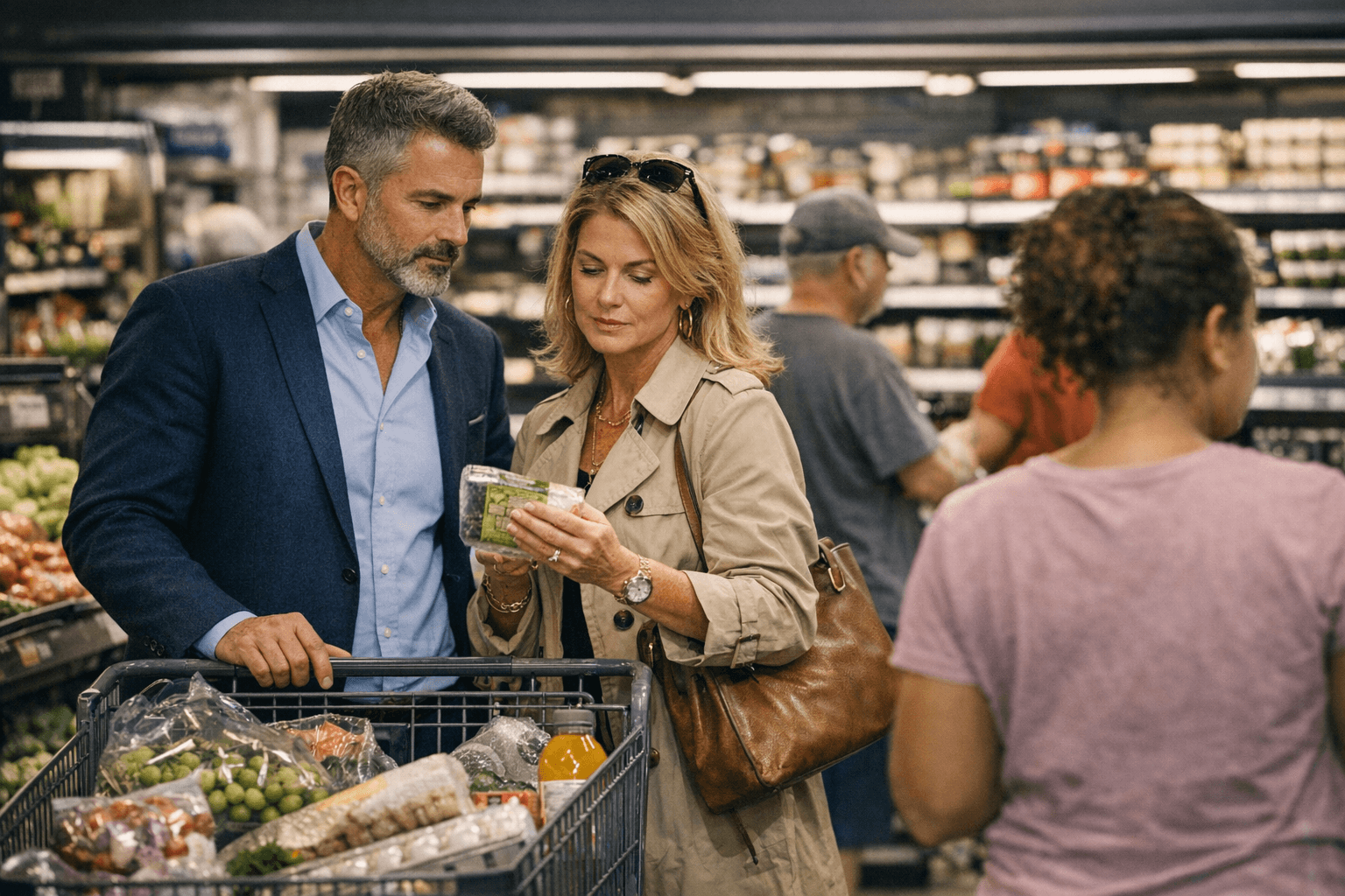 Walmart Gains High-Income Shoppers as Middle-Class Spending Slows