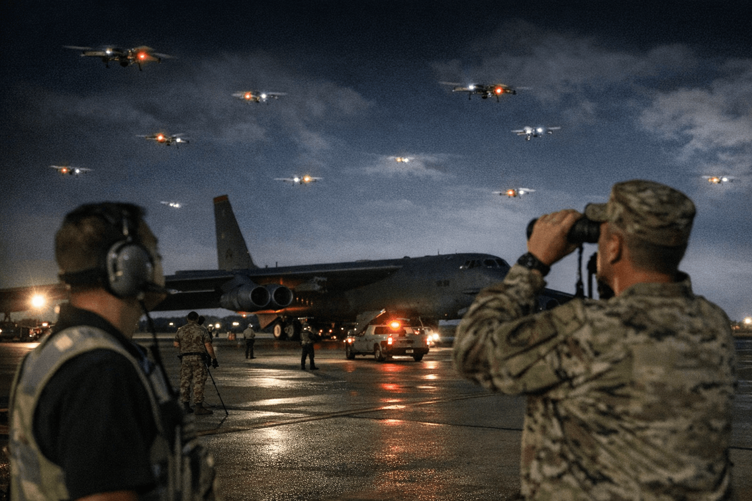 Drone Swarms Breached Barksdale Nuclear Bomber Base for Nearly a Week