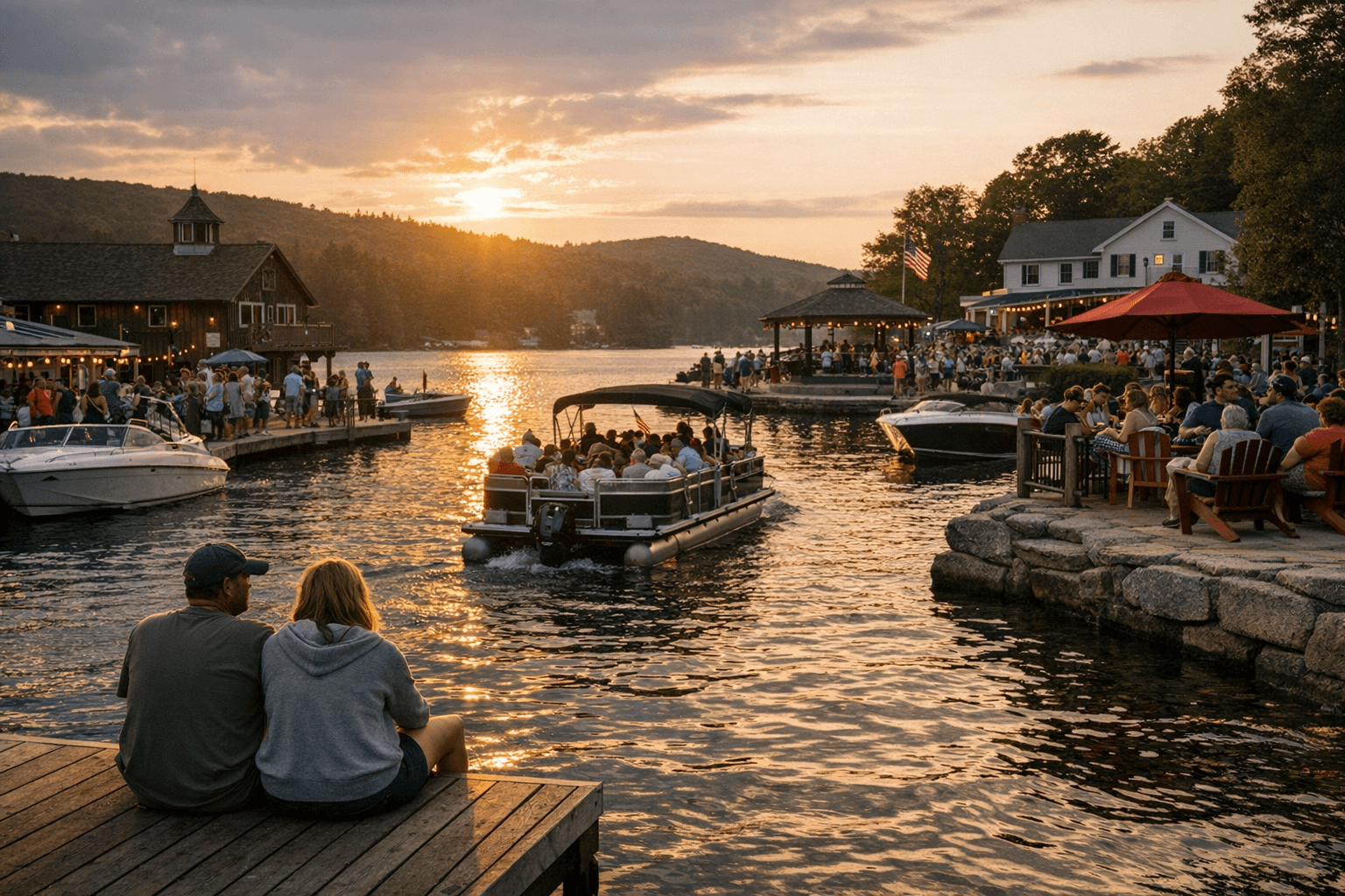 Sunapee Harbor Serves as the Heart of Lake Sunapee's Community Life