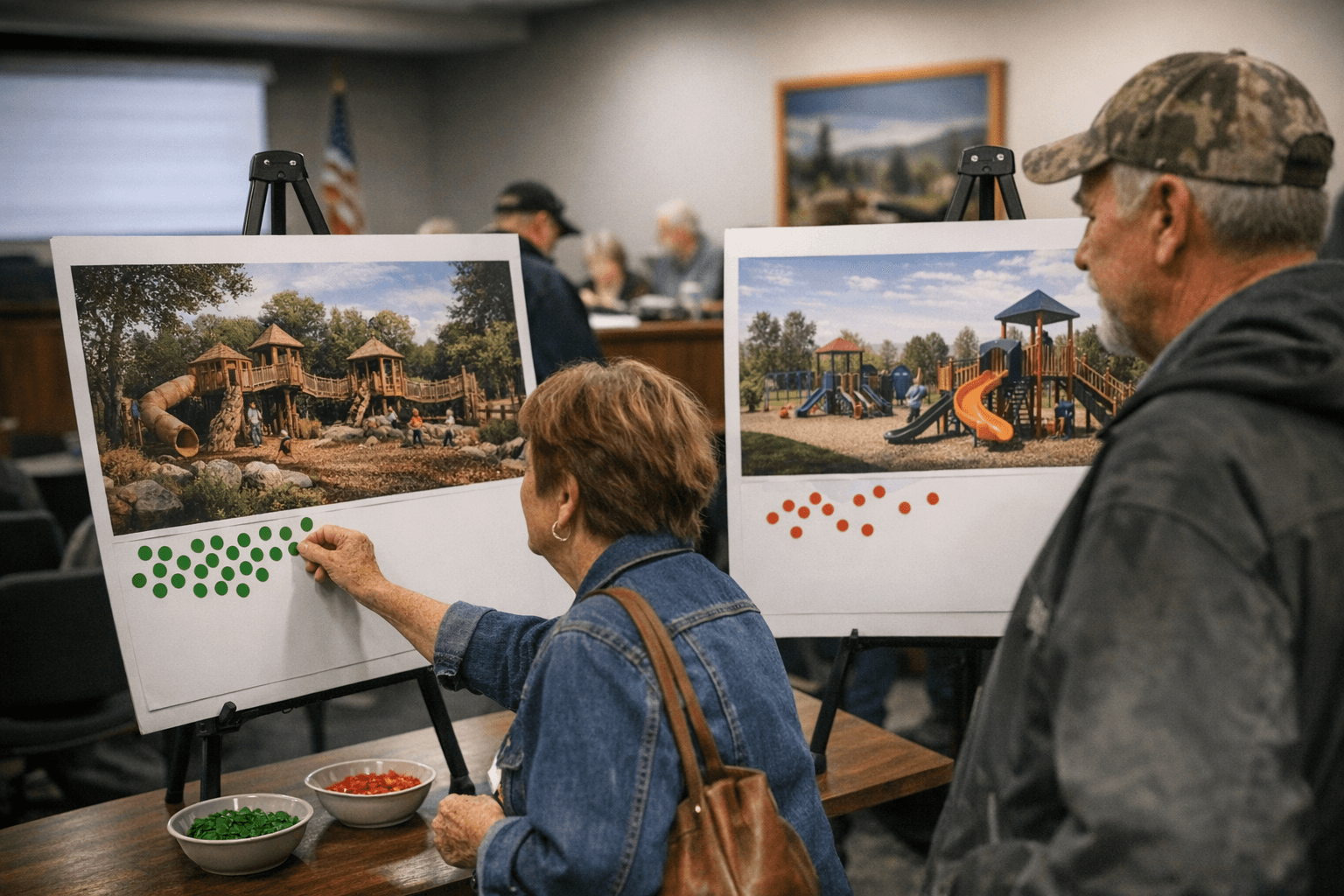 Hayden Residents Vote on McIntire Family Park Design Concepts