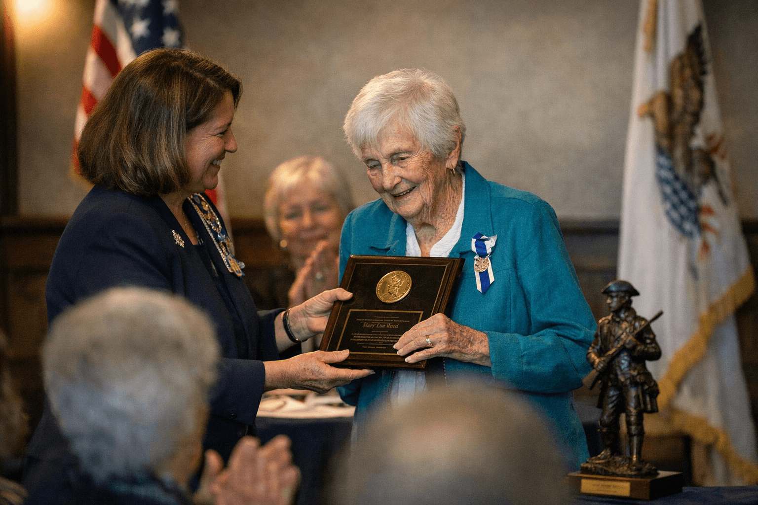 Mary Lou Reed Receives DAR Women in American History Award in Coeur d'Alene