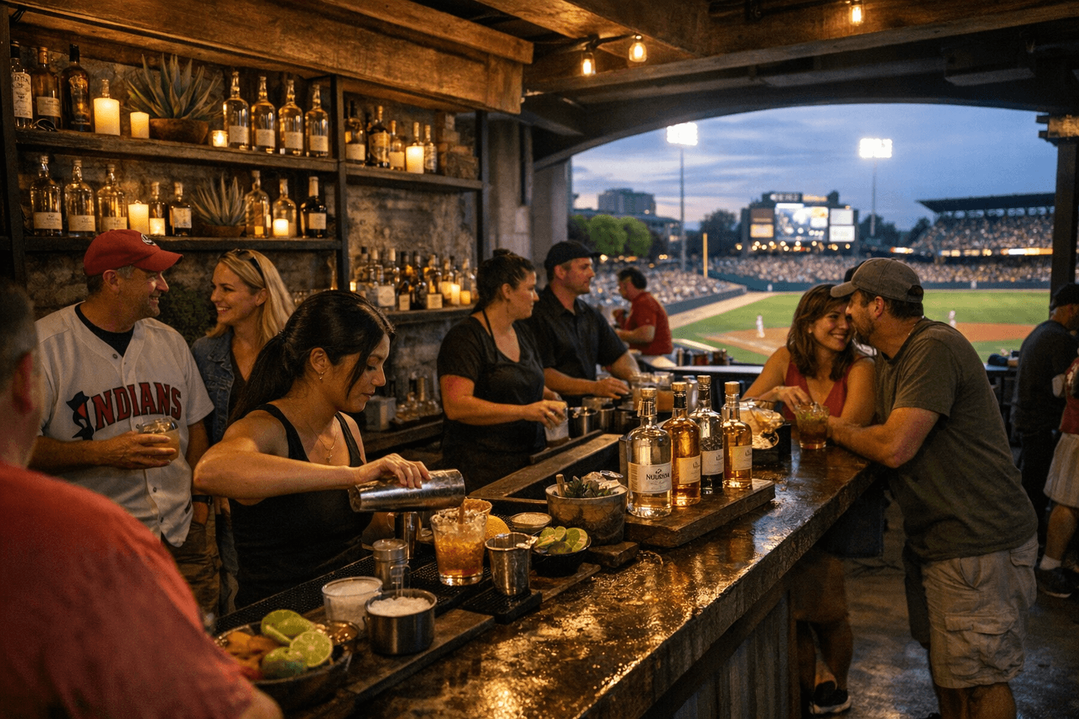Indianapolis Indians Unveil Desnuda Home Plate Tequila Bar at Victory Field