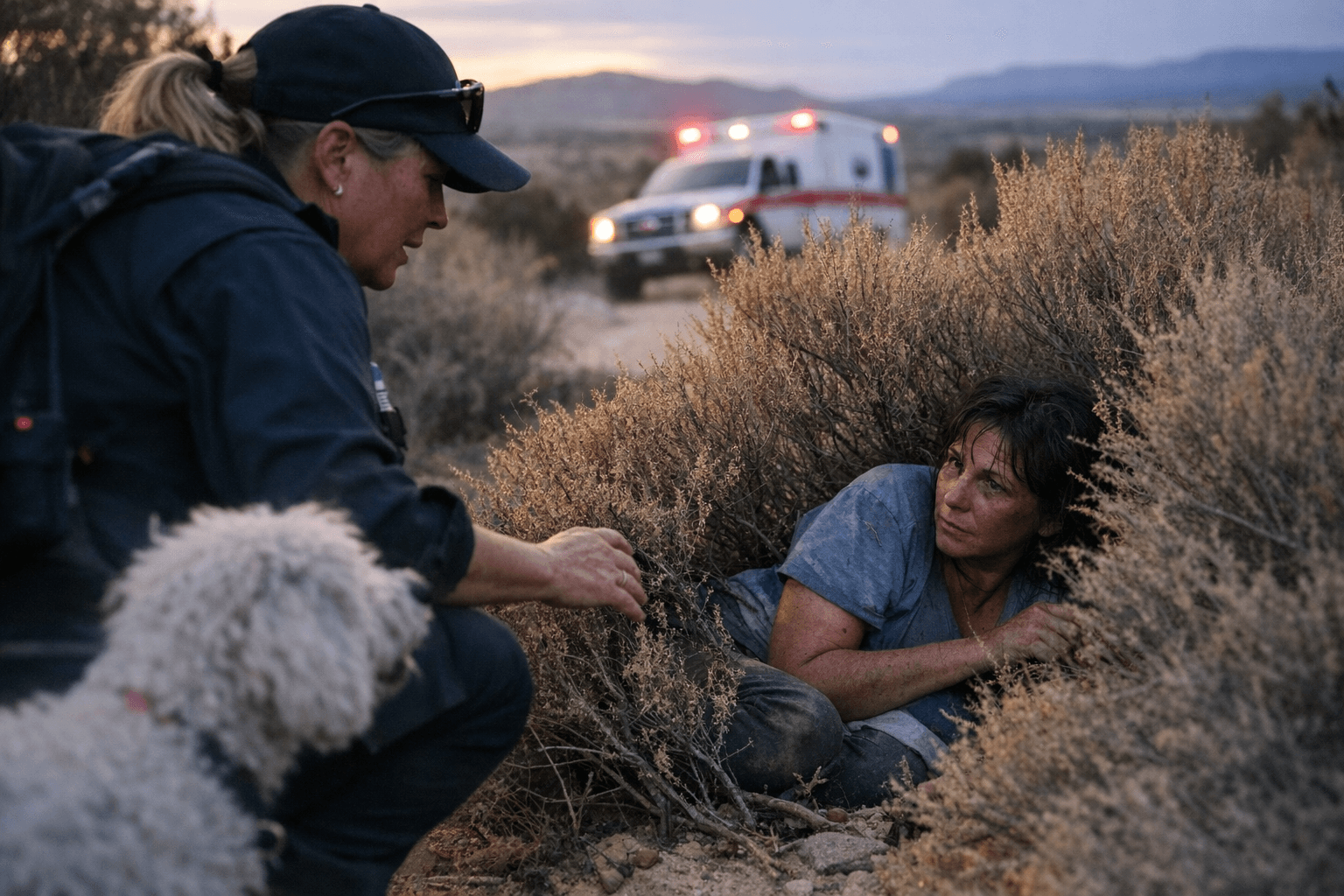 Rio Rancho Dog Rescuer Finds Missing Albuquerque Woman in Desert Shrubs