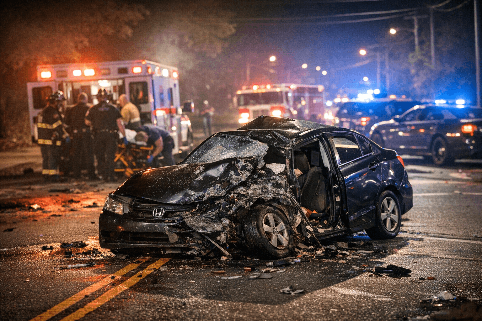 Fatal Crash on Summit Avenue Closes Road, Kills One in Greensboro