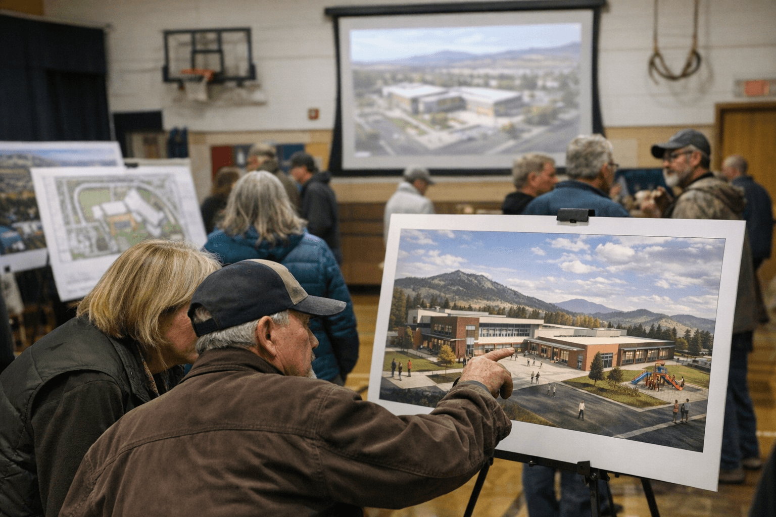 Helena Residents View Design Concepts for New $43 Million Kessler Elementary School