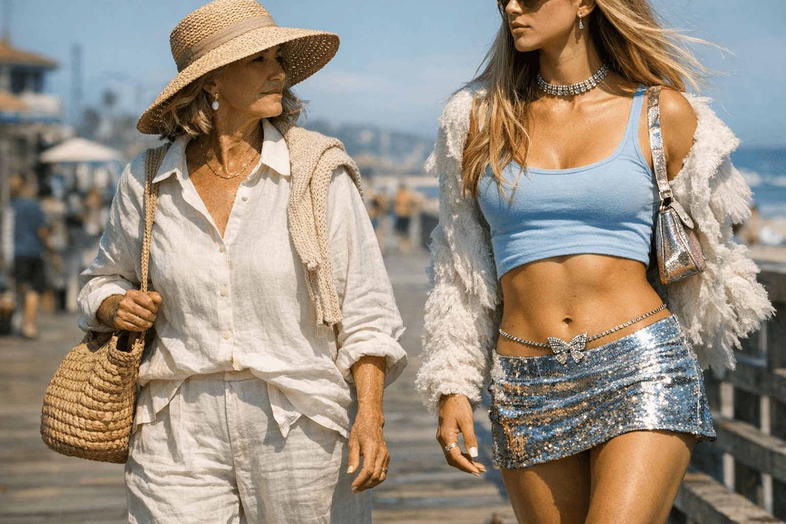 Coastal Grandmother Linen Meets Y2K Micro-Minis in Spring 2026's Boldest Style Clash