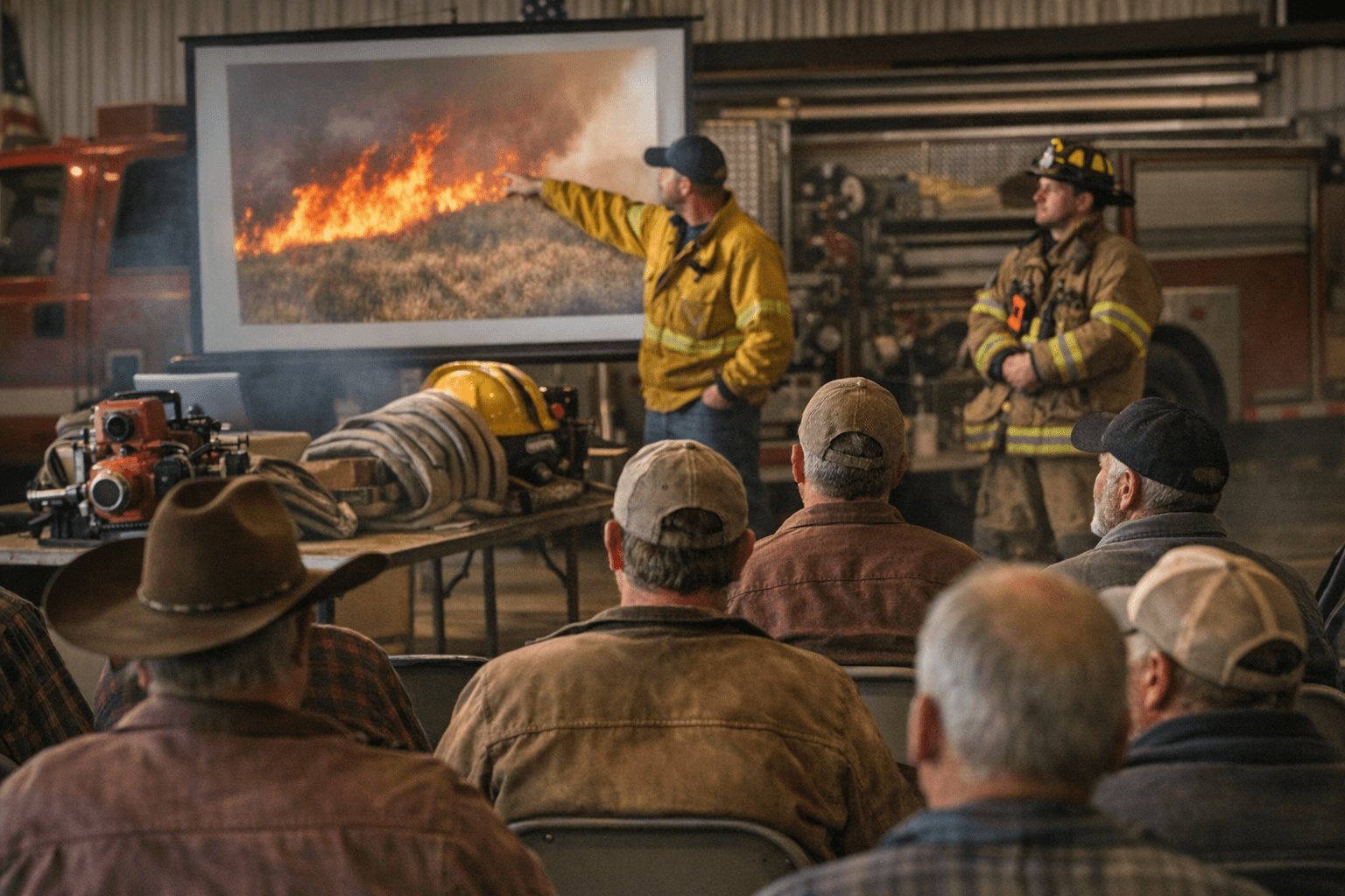 Fleming Volunteer Fire Department Hosts Wildfire Mitigation Meeting March 18