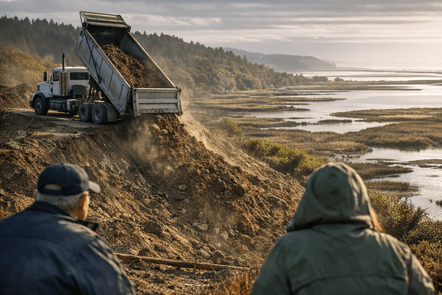 Humboldt Hill Property Owner Cited for Dumping Soil Above Wiyot Wetlands