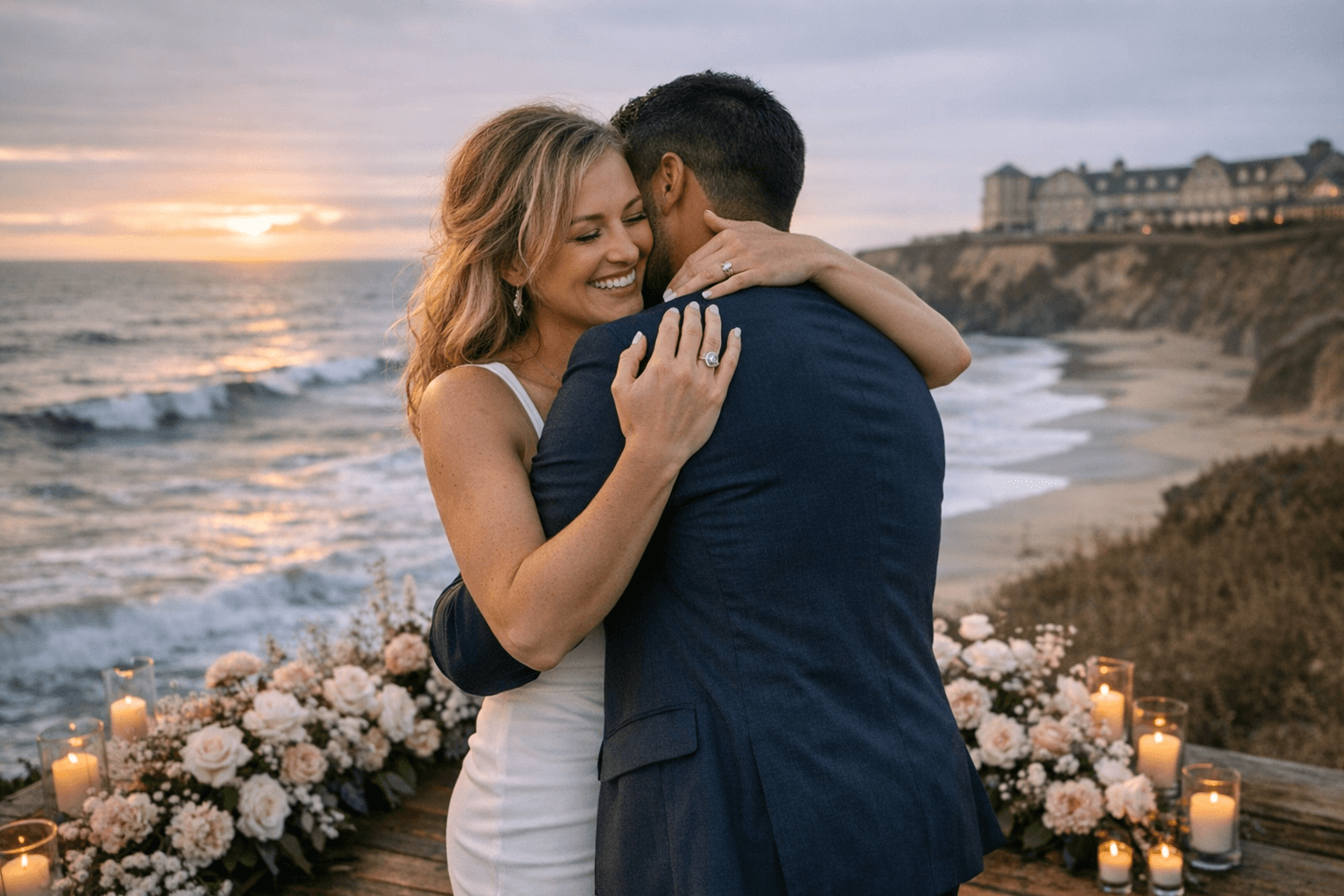 Danielle Walter of Viral Dating Series Gets Engaged on Half Moon Bay Beach