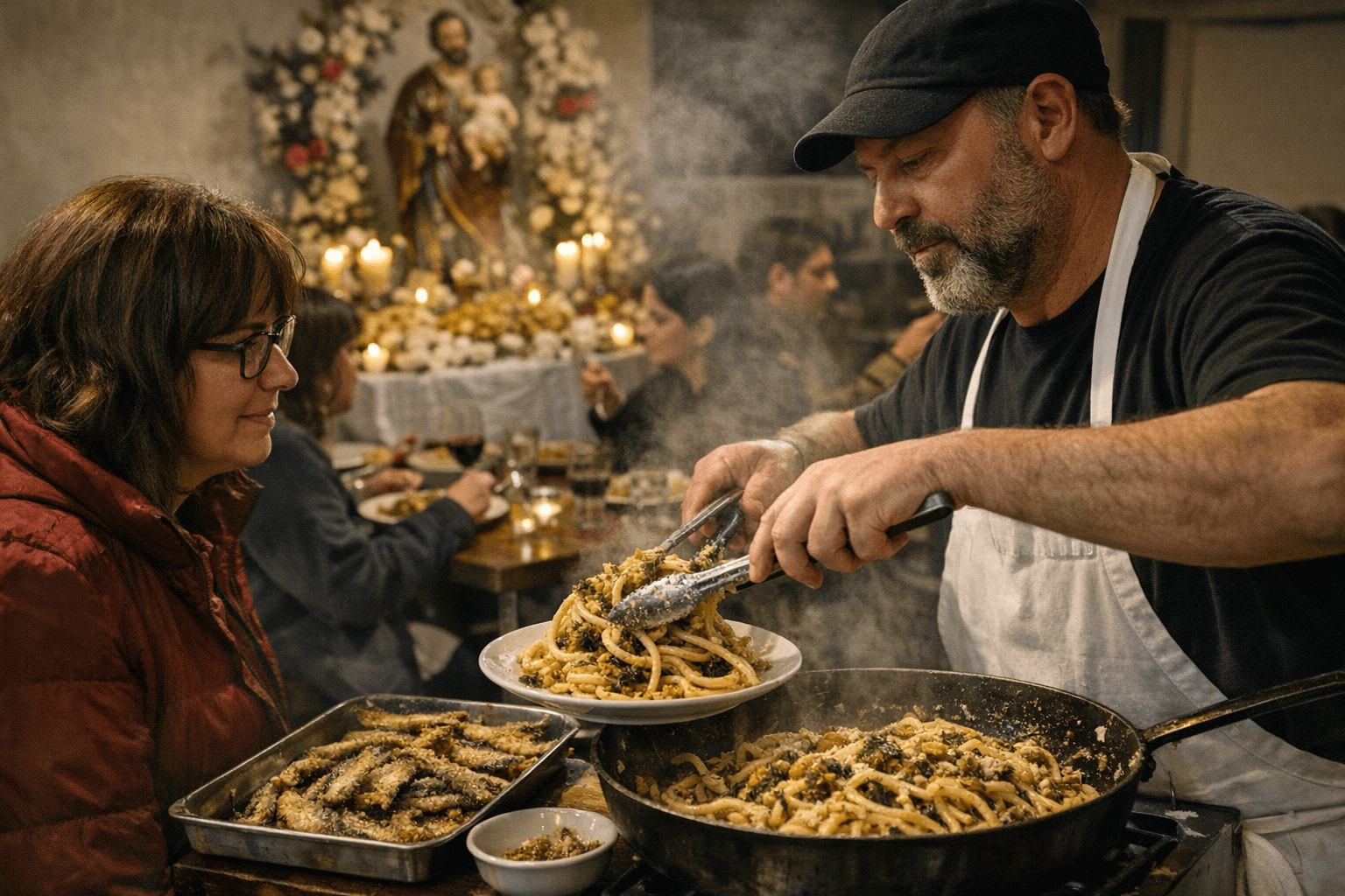 New York City Pop-Up Pasta Eater Celebrates St. Joseph Feast With Sicilian Sardine Pasta