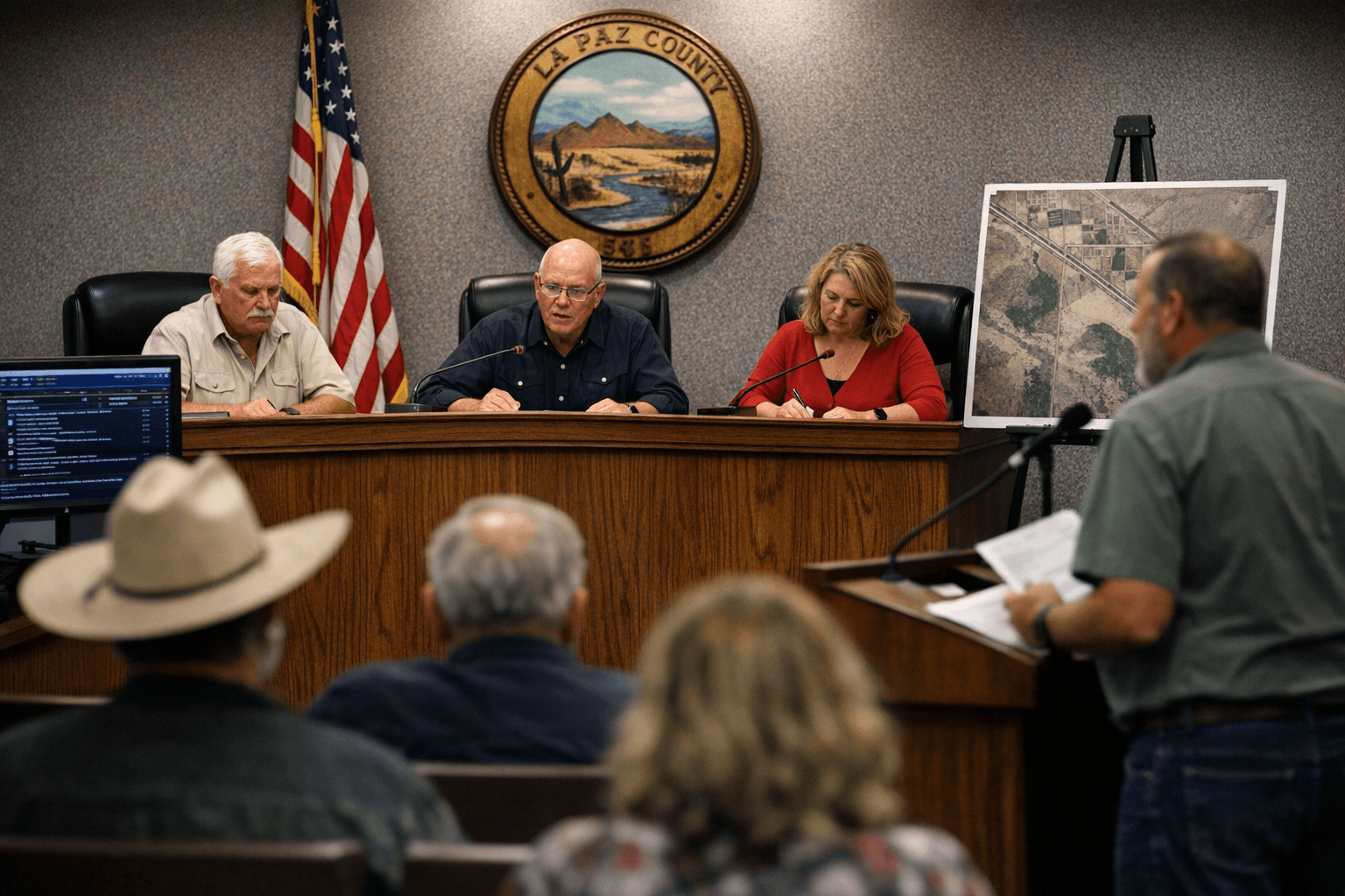 La Paz County Supervisors Meet March 16 on IT, Land Use, and Public Hearings