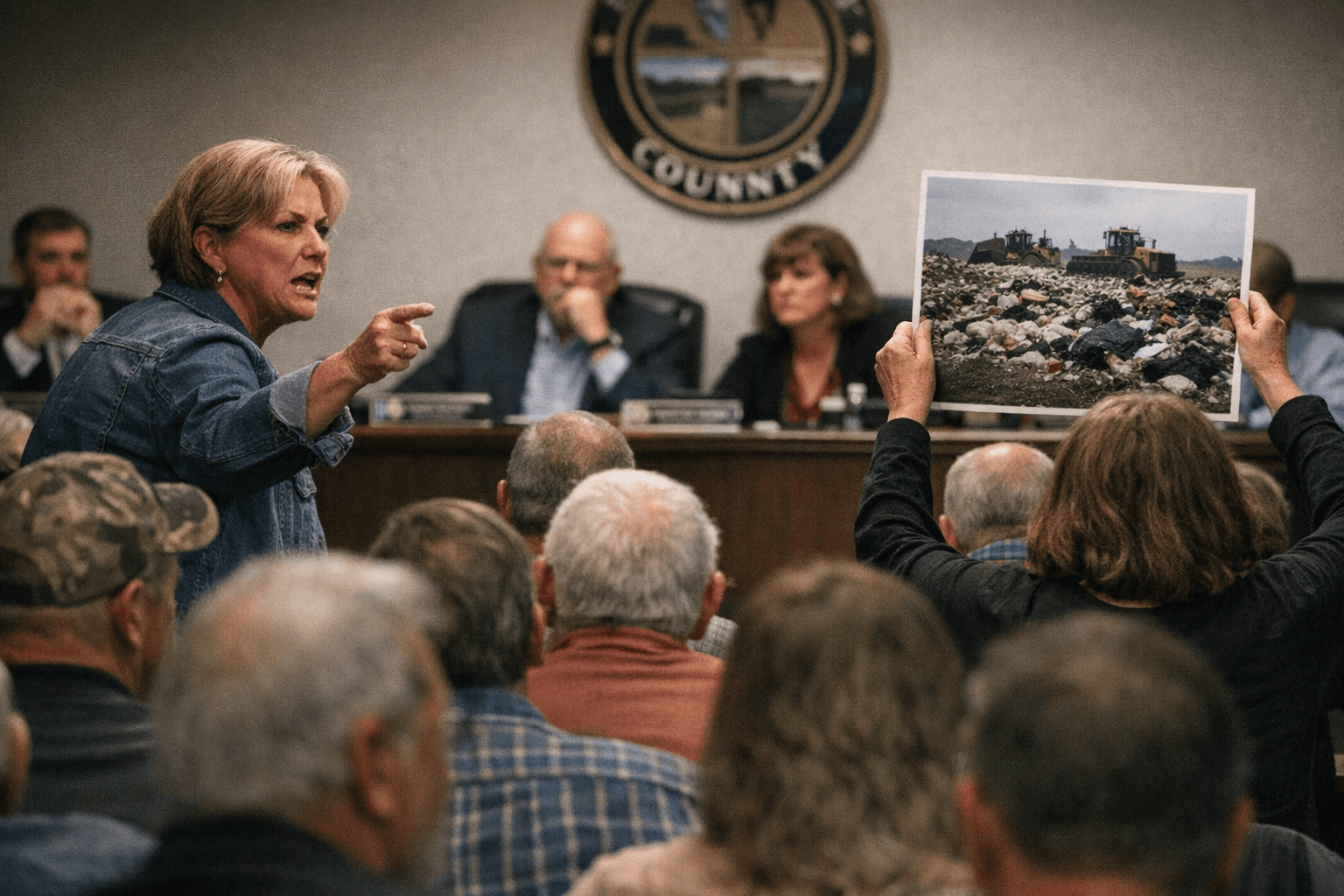 Residents Pack Alamance Meeting to Oppose Southwest County Landfill Proposal