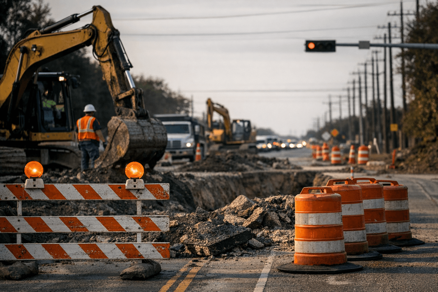 King Road Widening Project Triggers Westbound Closure Starting March 19