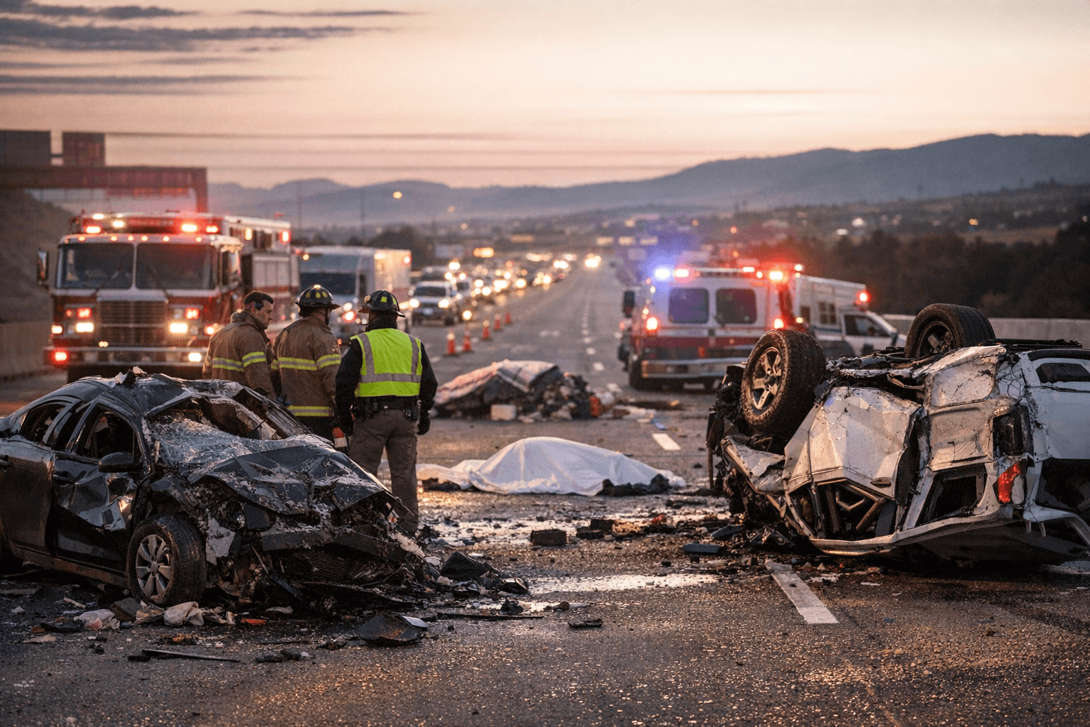 Fatal Crash on I-25 Northbound Closes Highway in Lone Tree