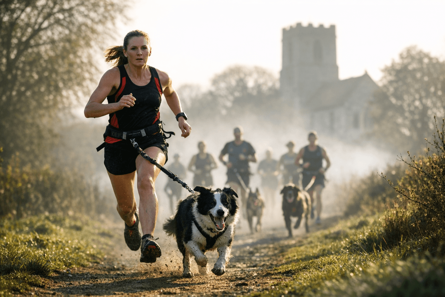 Rendlesham Canicross Spring 2026 Kicks Off With 21 Runners in Shottisham